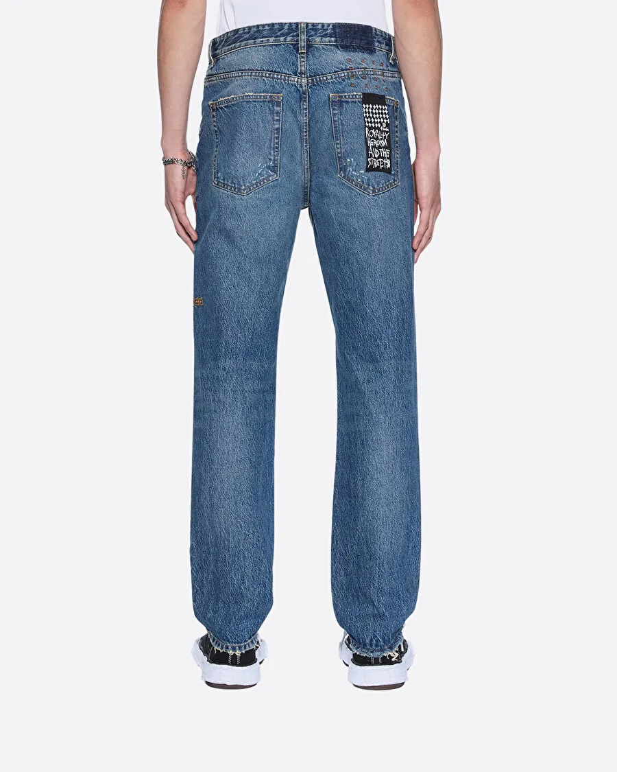 Hazlow Relik Indigo Erkek Jean Pantolon - 3