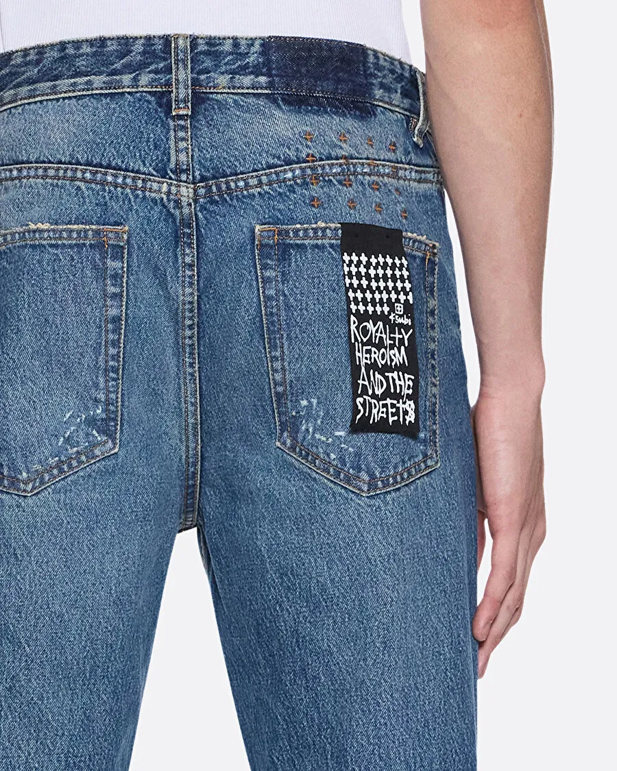 Hazlow Relik Indigo Erkek Jean Pantolon - 0