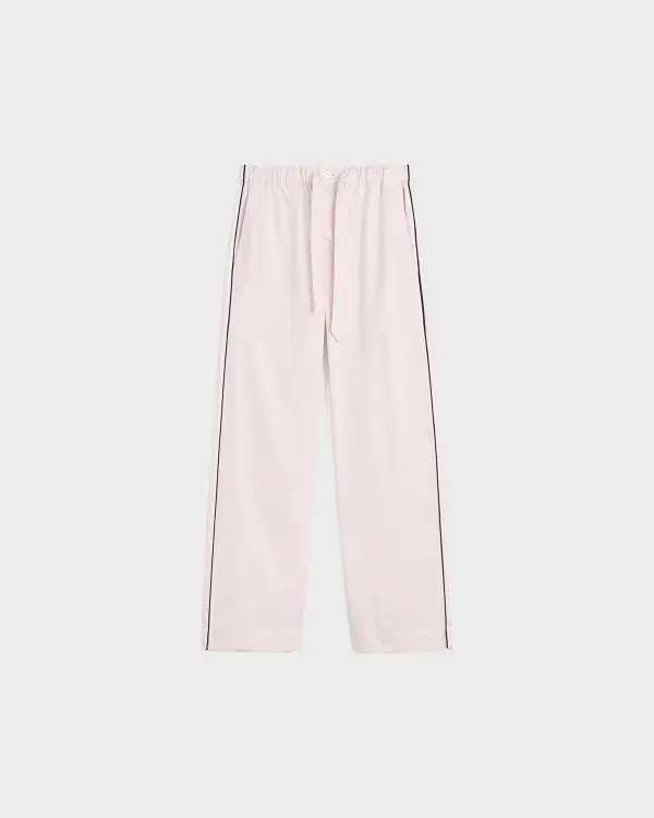 Pembe Saten Erkek Pijama Altı