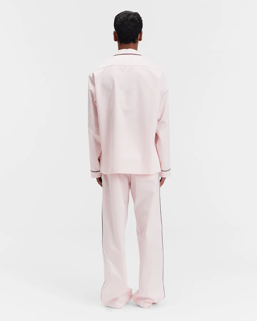 Pembe Saten Erkek Pijama Altı - 3
