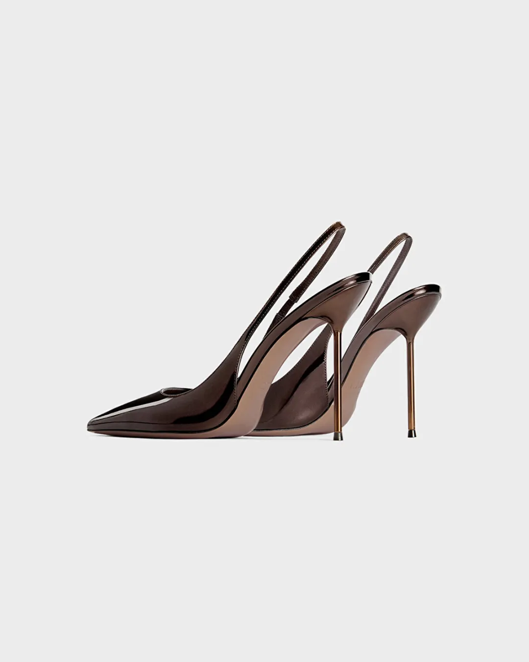 Lidia Slingback Kahverengi Kadın Pump - 3