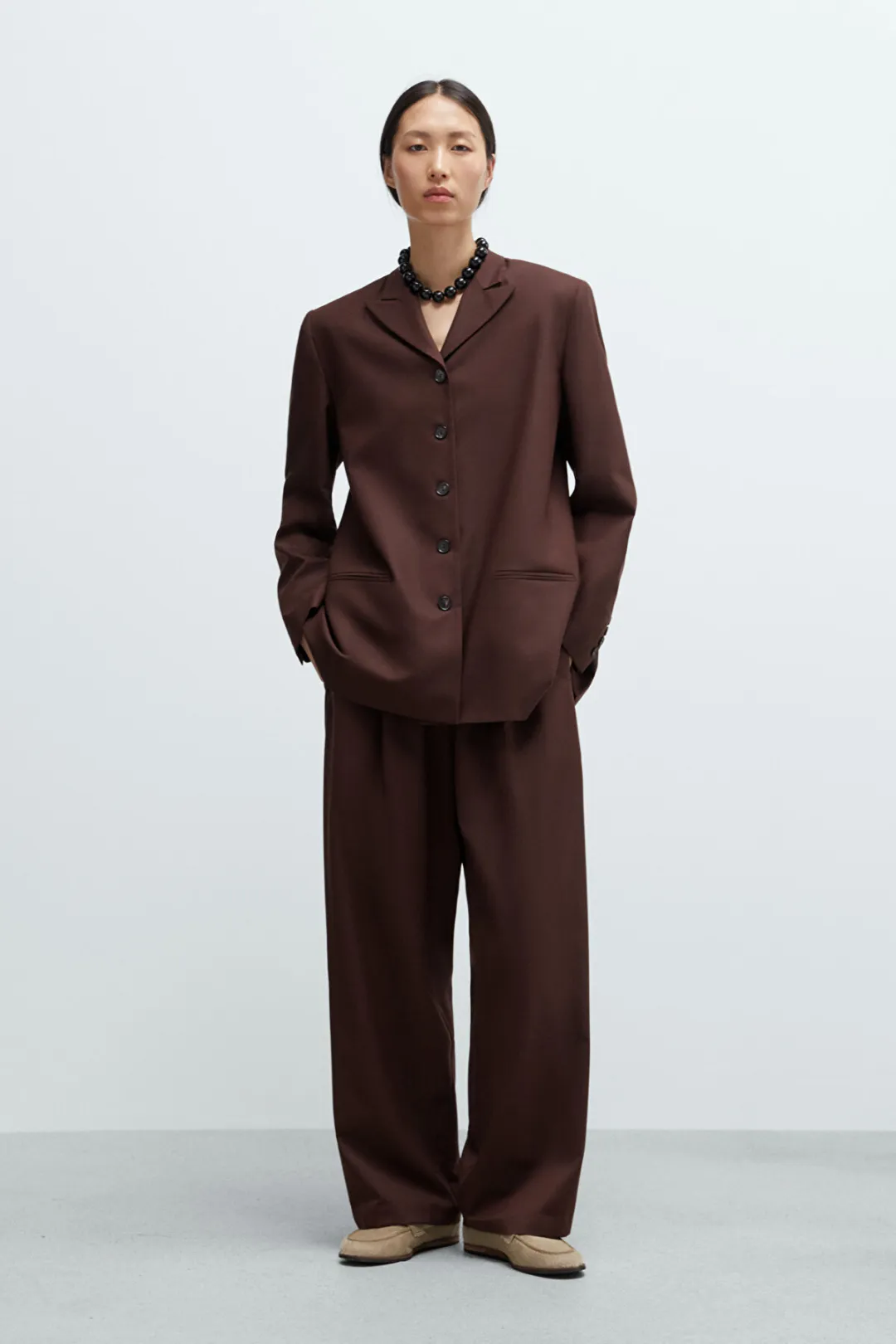 Bordo Kadın Blazer - 2