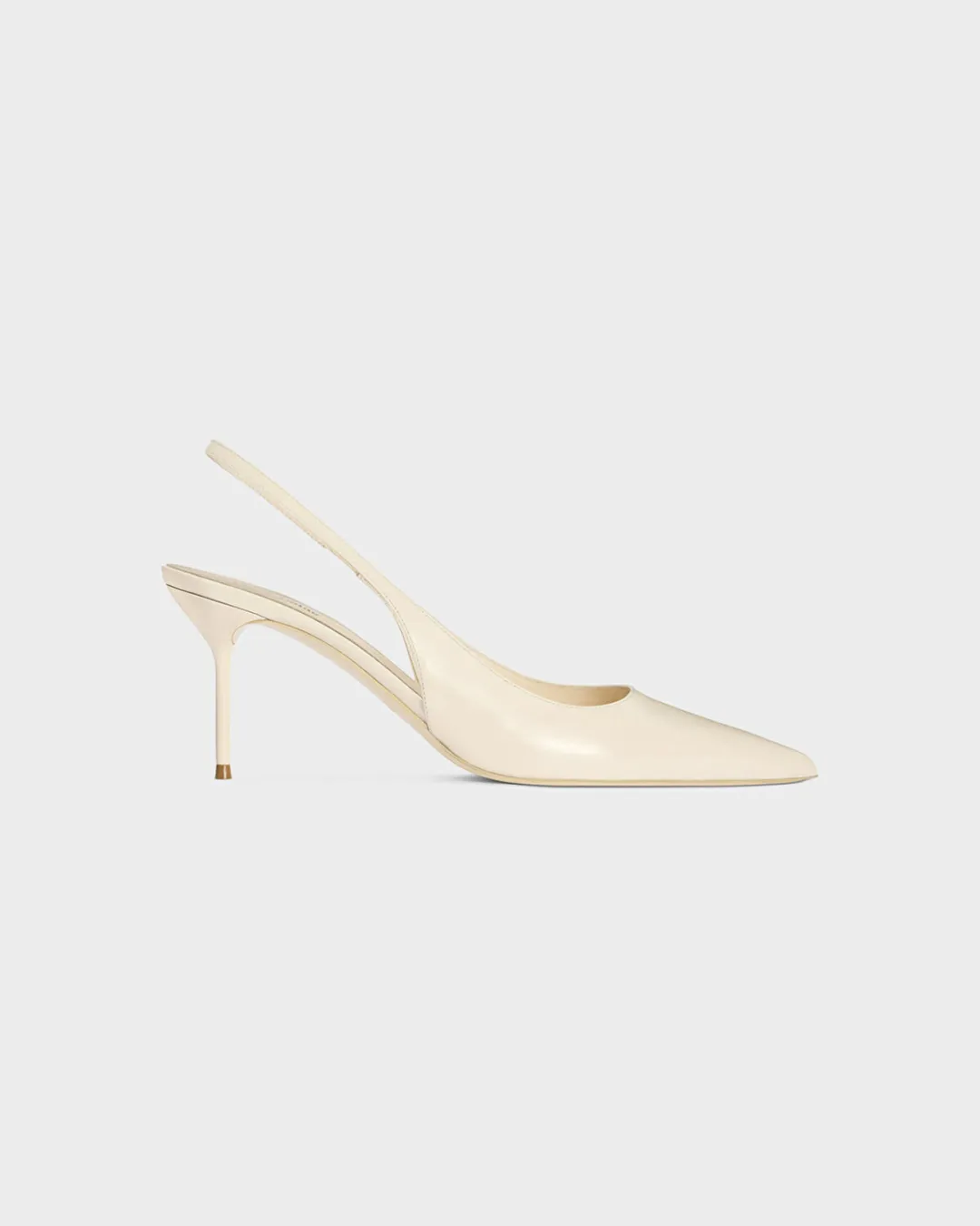 Lidia Slingback Krem Kadın Pump - 1