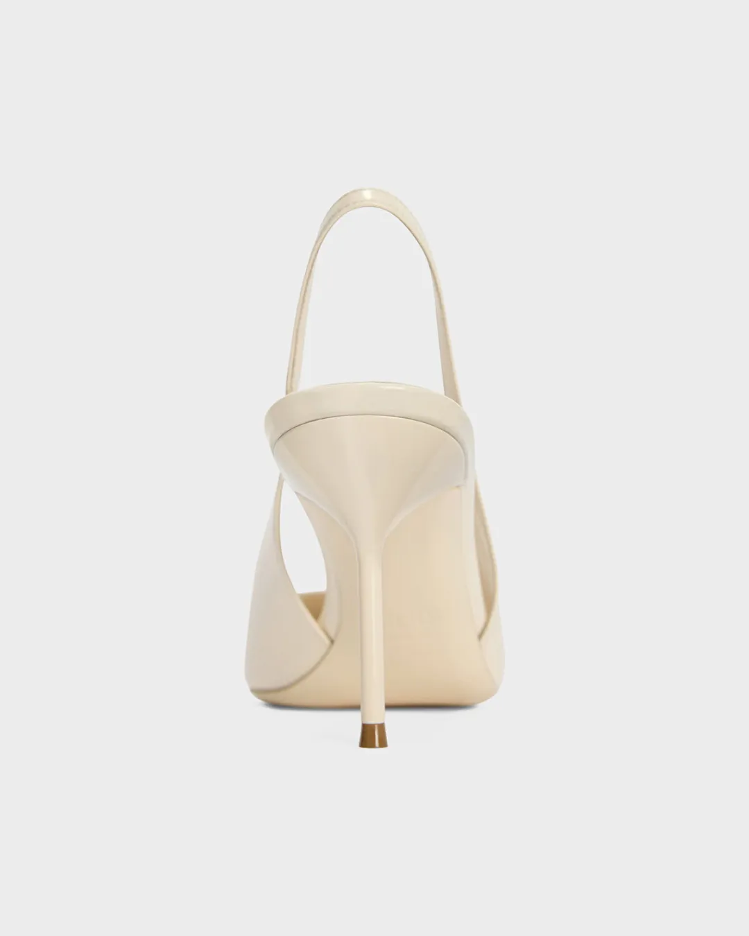 Lidia Slingback Krem Kadın Pump - 4