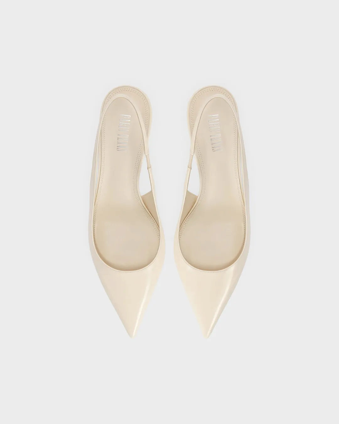 Lidia Slingback Krem Kadın Pump - 5