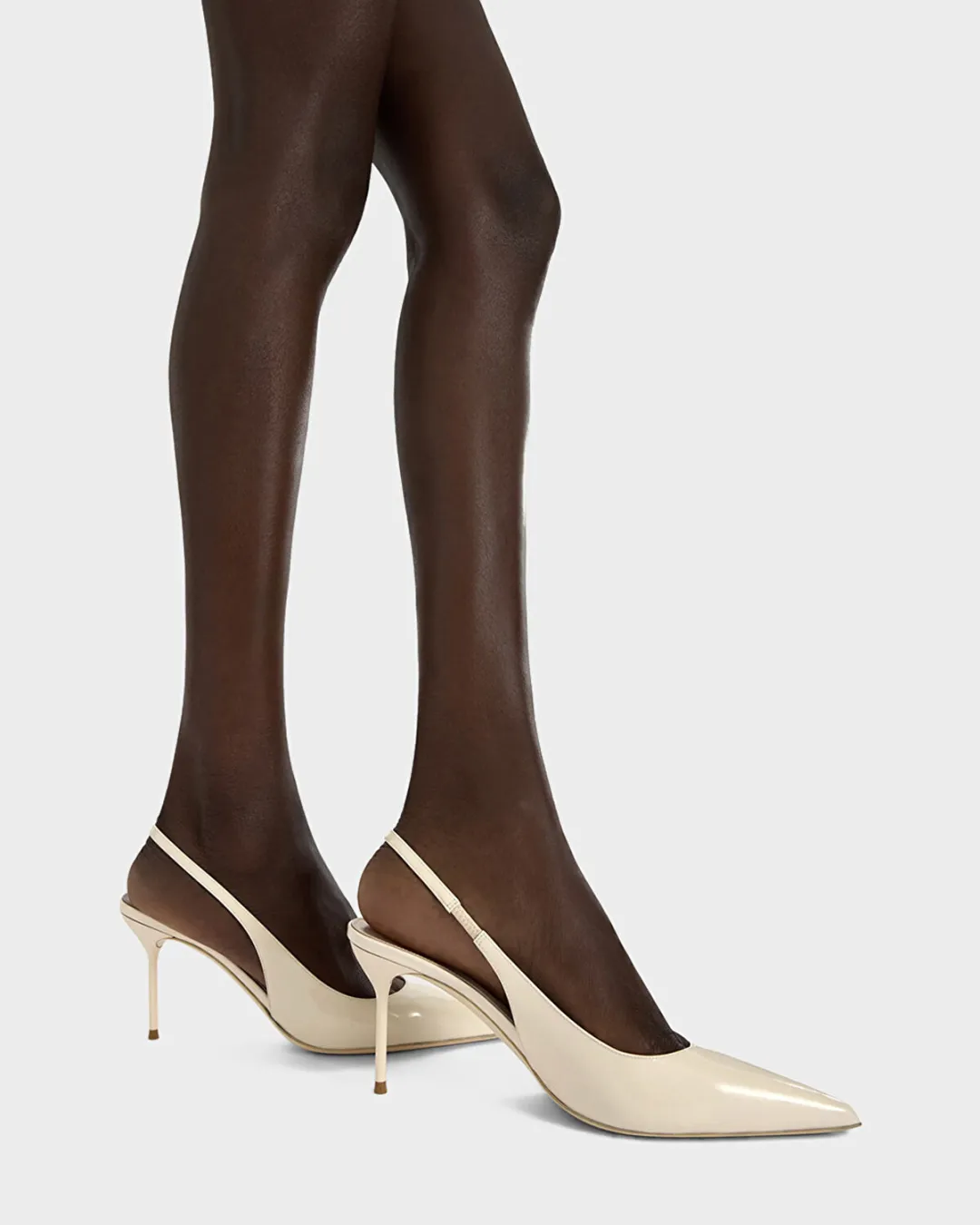 Lidia Slingback Krem Kadın Pump - 0