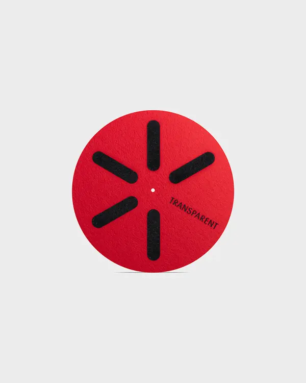 Siyah-Kırmızı Turntable Slip Mat