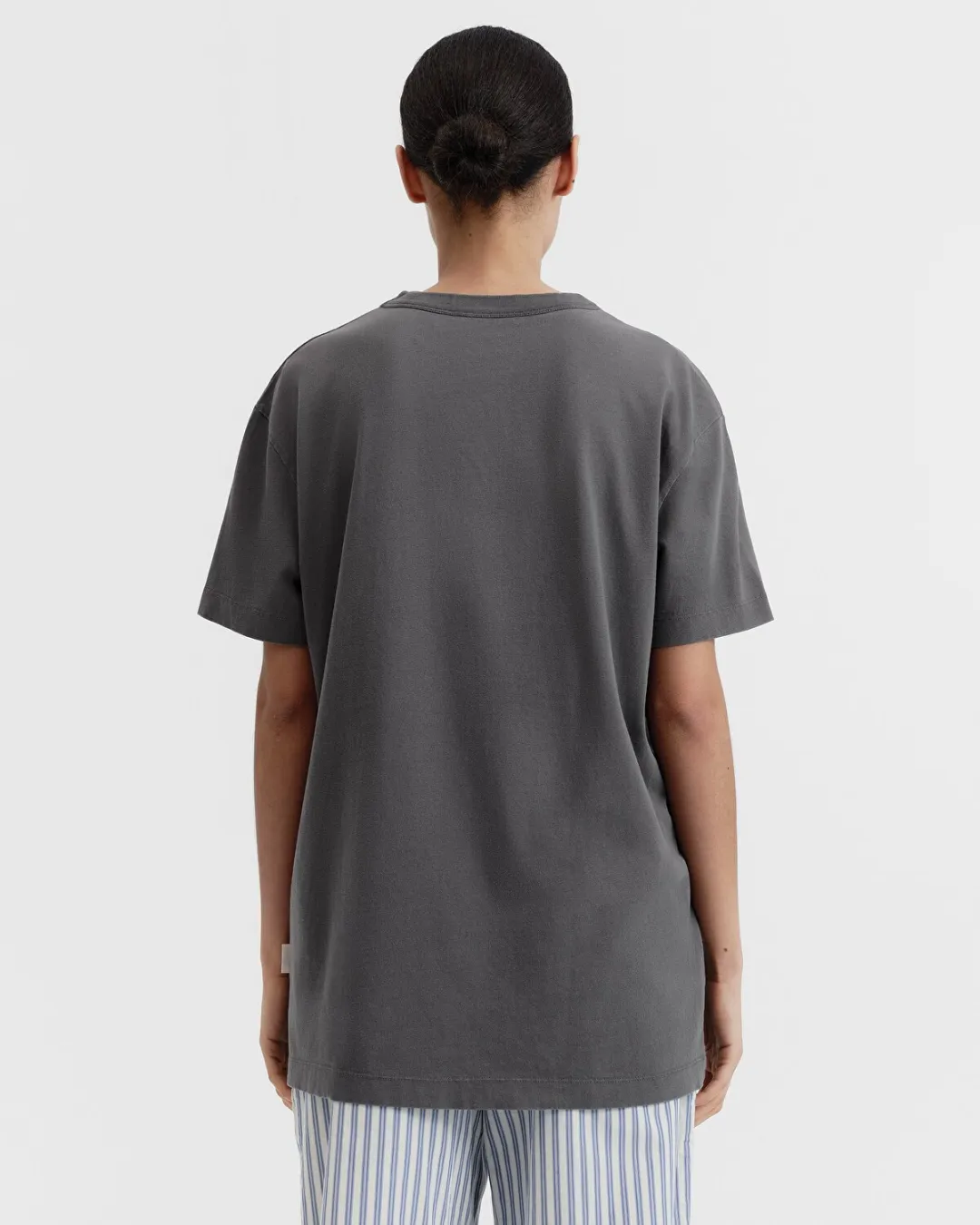 Siyah Kısa Kollu Kadın T-Shirt - 3