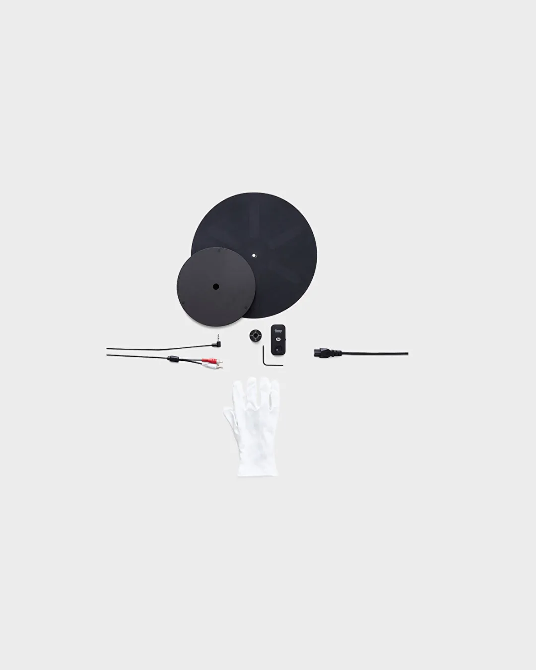Siyah Transparent Turntable - 2