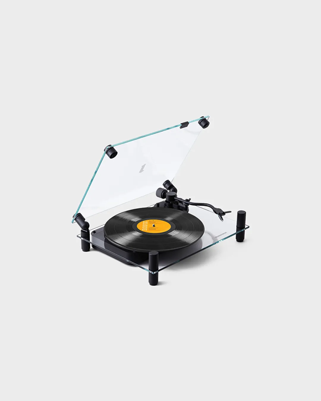 Siyah Transparent Turntable - 0