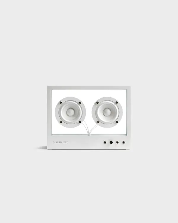 Beyaz Small Transparent Speaker