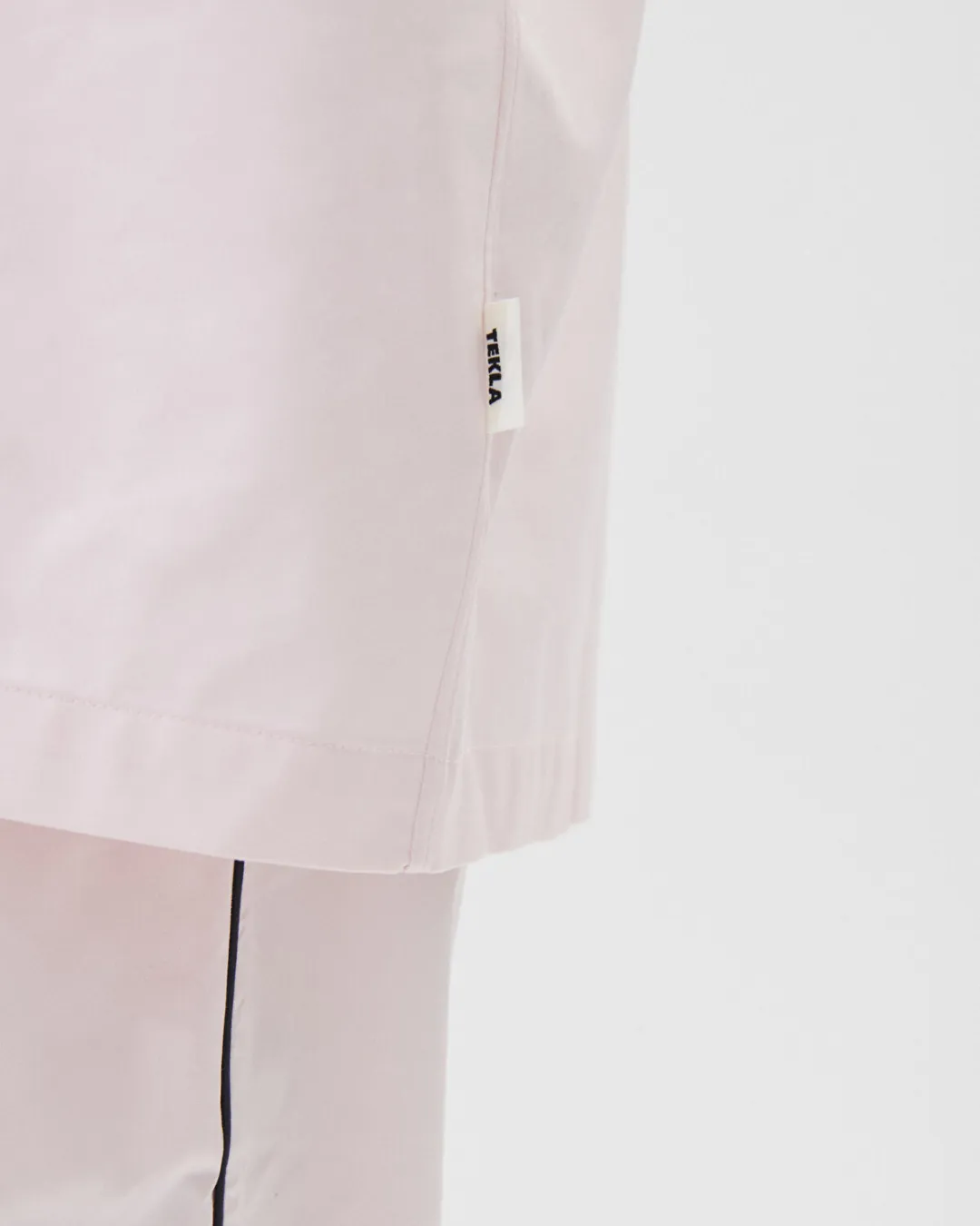 Pembe Saten Erkek Pijama Üstü - 0