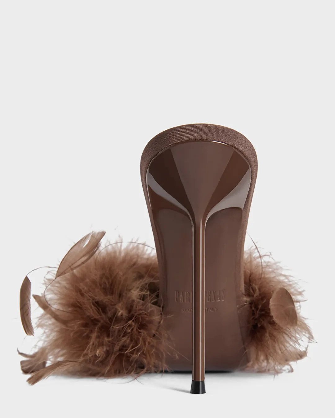 Lidia Feather Kahverengi Kadın Terlik - 4