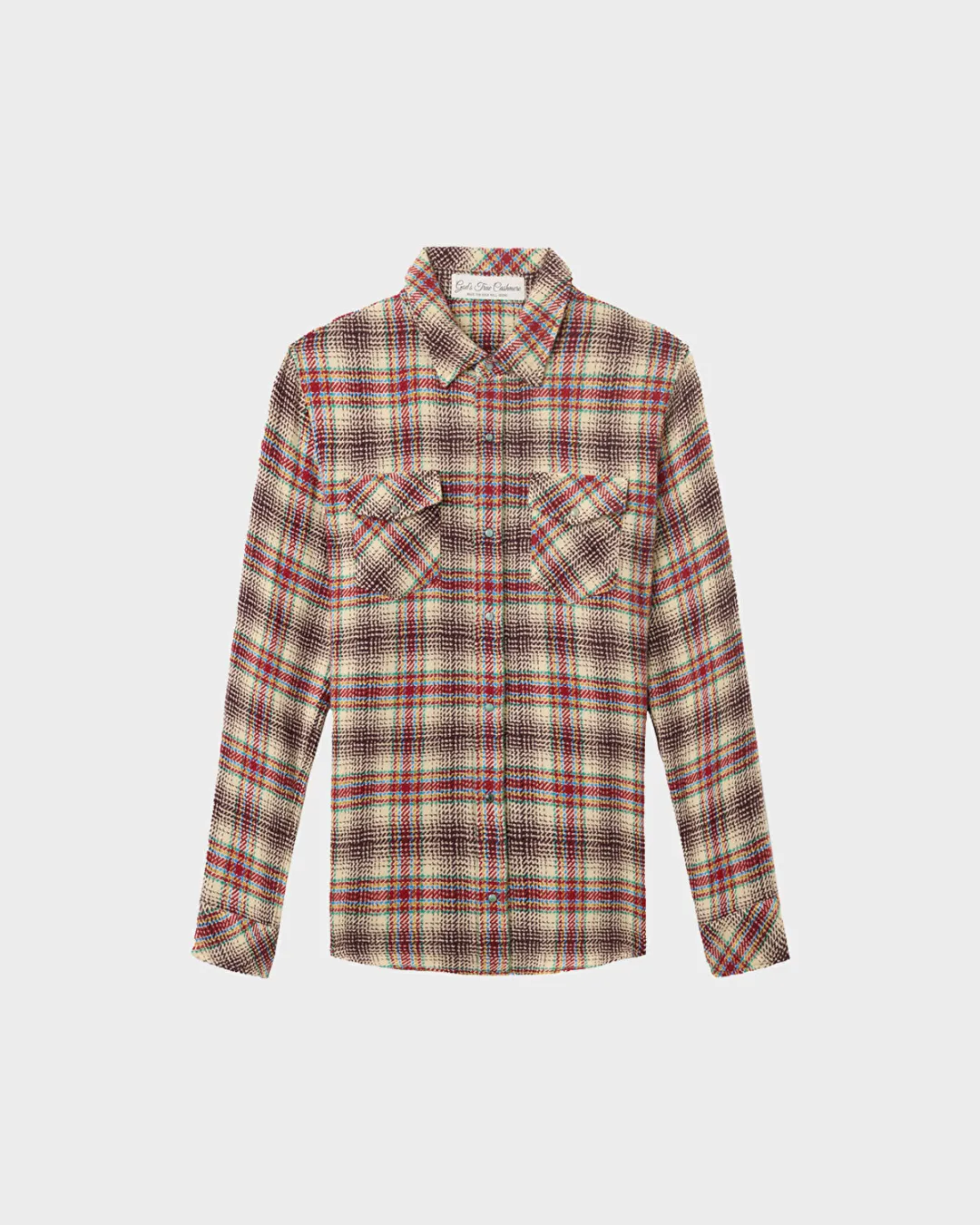 Balance Tartan Kaşmir Yeşil Kadın Gömlek - 1