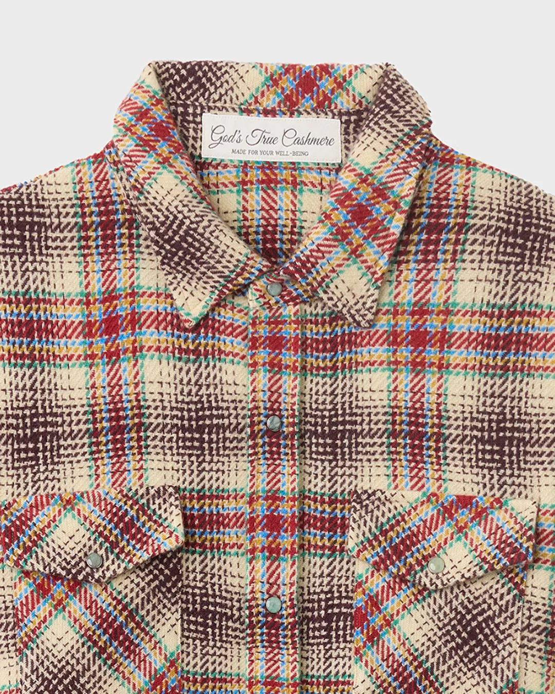 Balance Tartan Kaşmir Yeşil Kadın Gömlek - 2