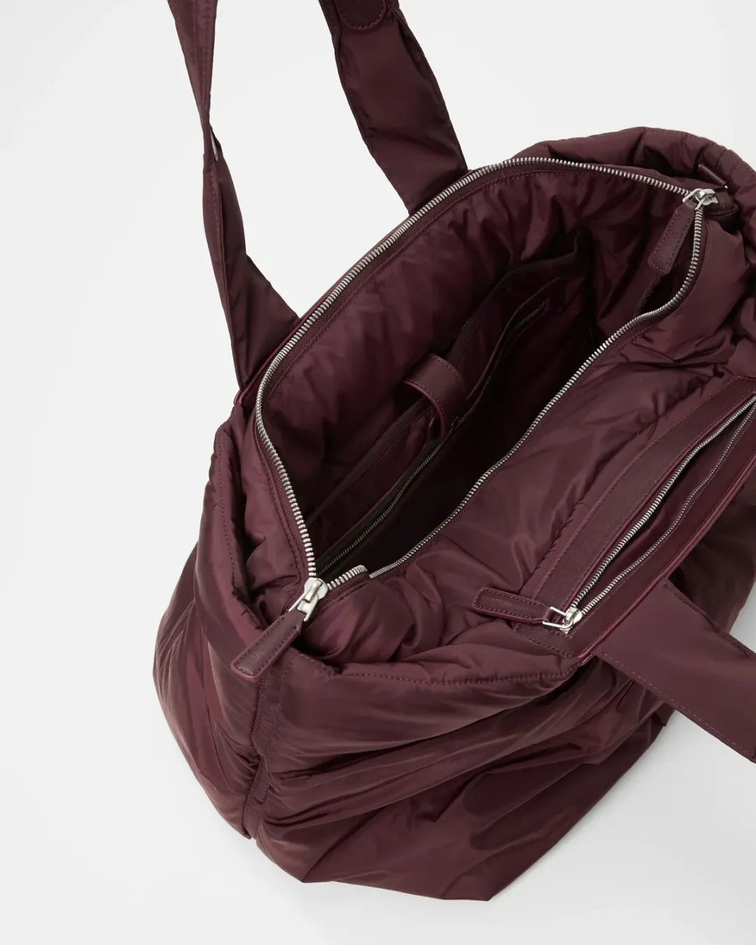 Caba Tote Orta Boy Bordo Kadın Çanta - 3