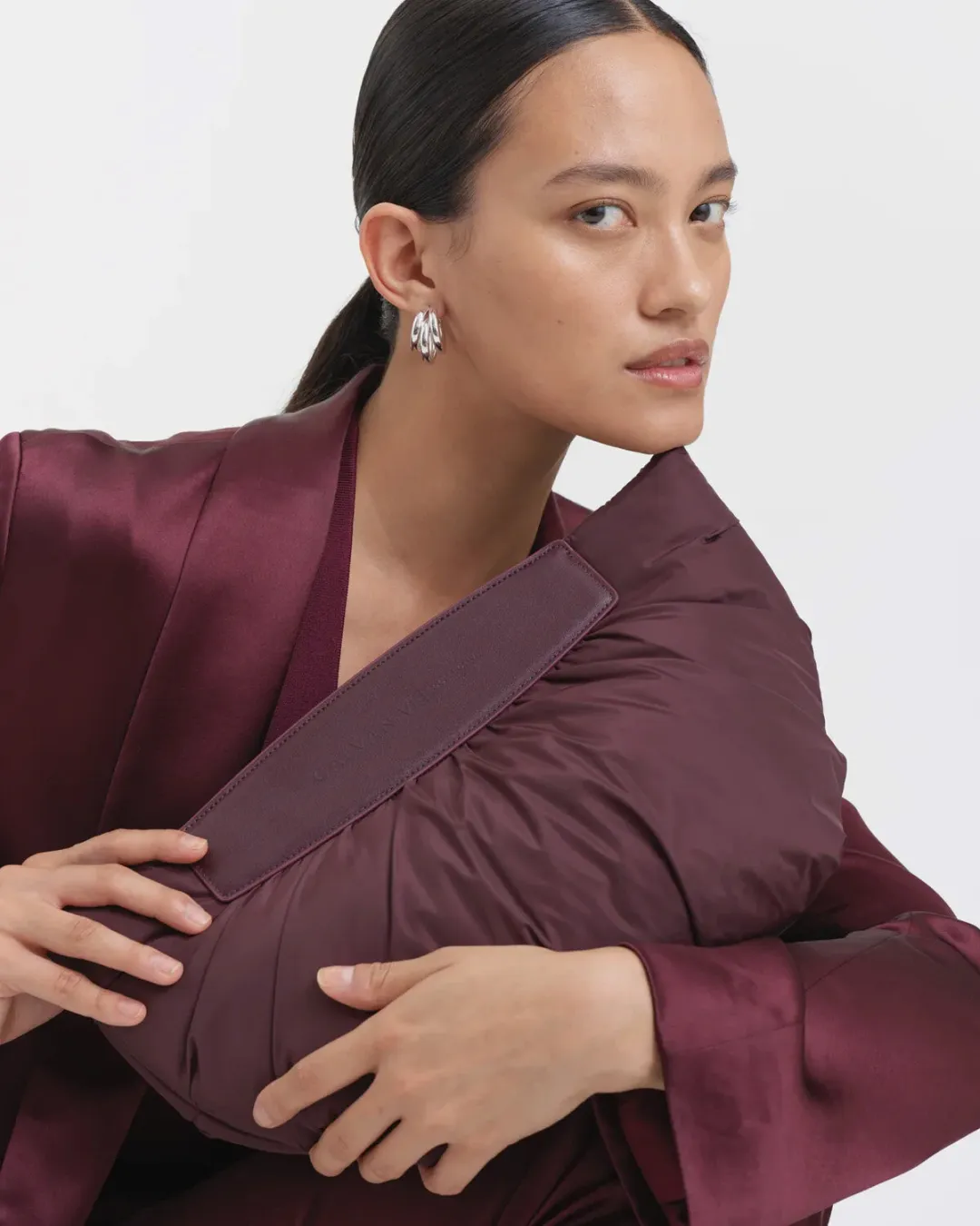 Caba Clutch Bordo Kadın Çanta - 0