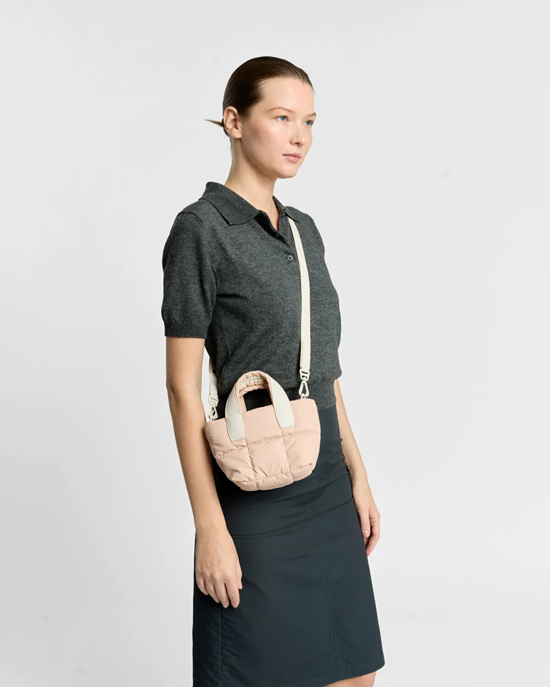 Porter Tote Mikro Pembe Kadın Çanta - 3