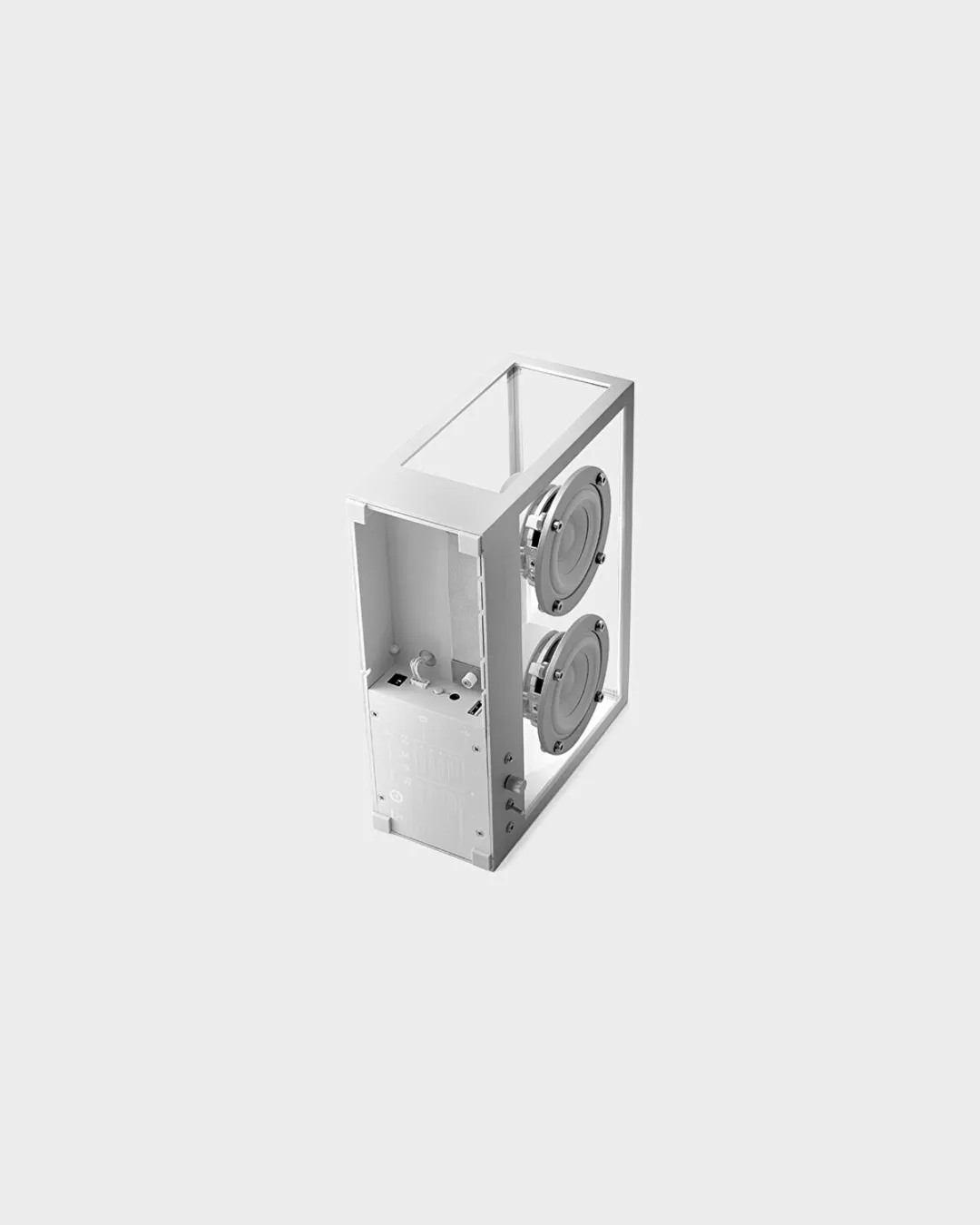 Metalik Gri Small Transparent Speaker - 0