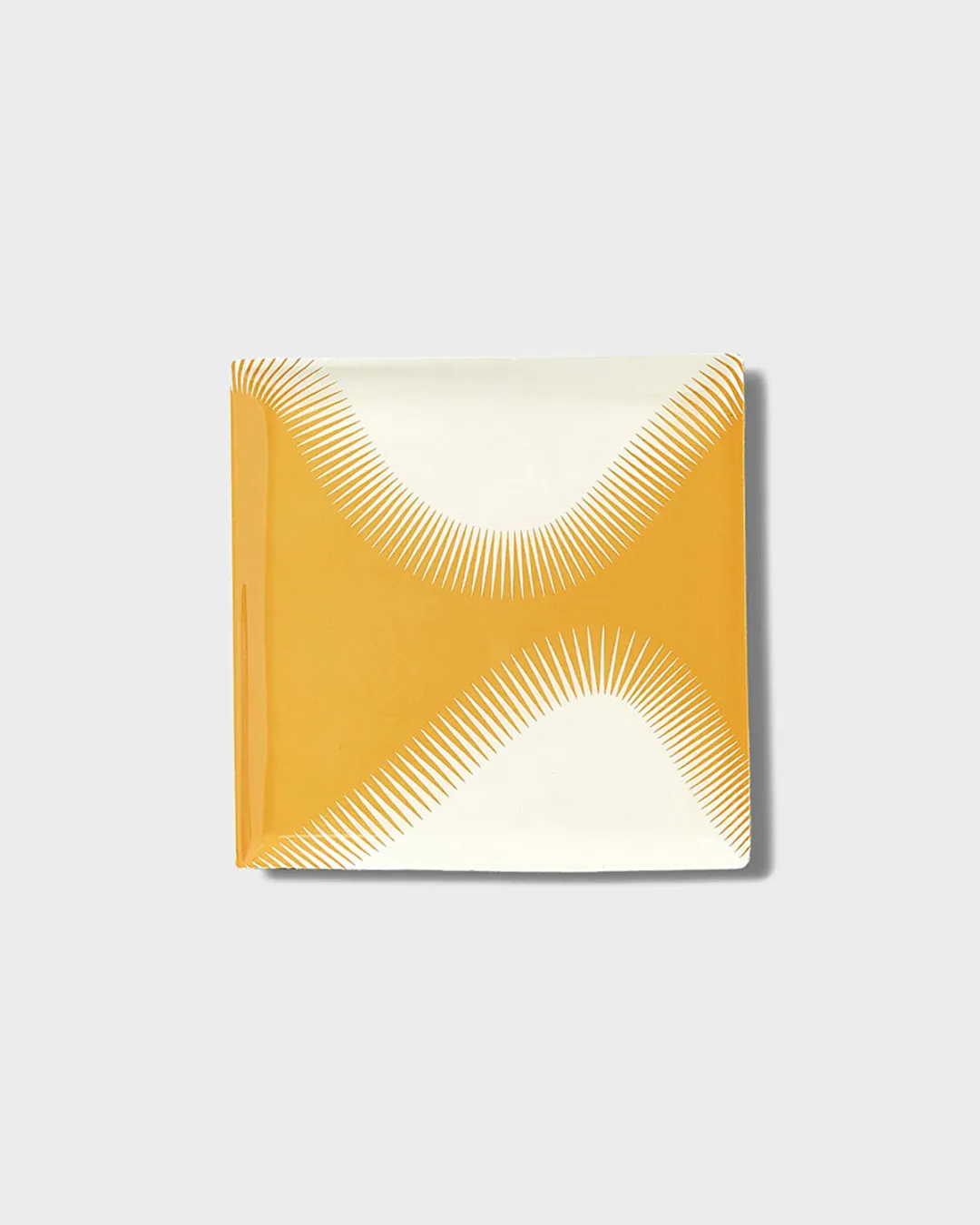 Wave Sarı Dekoratif Tabak 15x15x1,5 cm - 2
