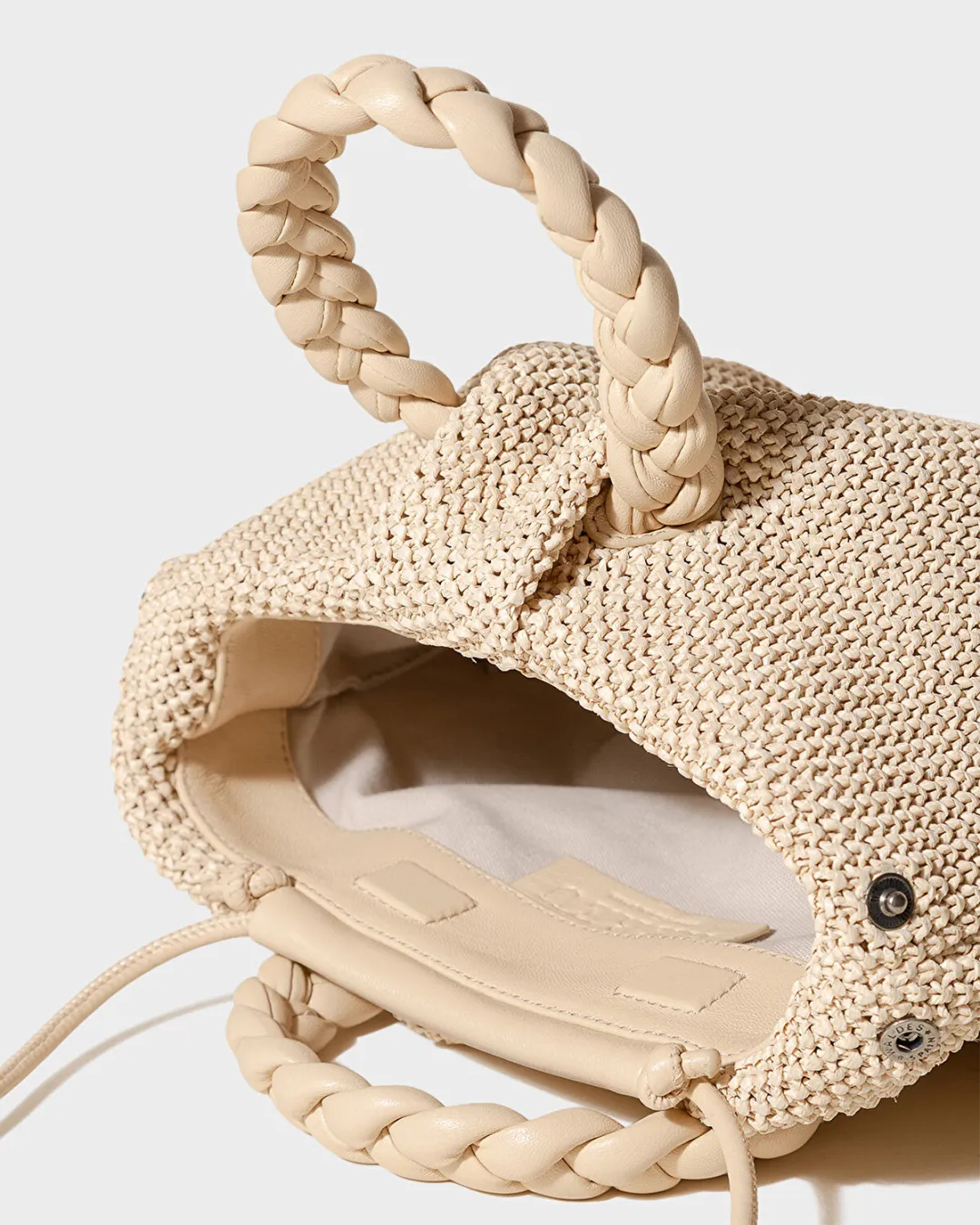 Bombon M Soft Raffia Naturel Kadın El Çantası - 2