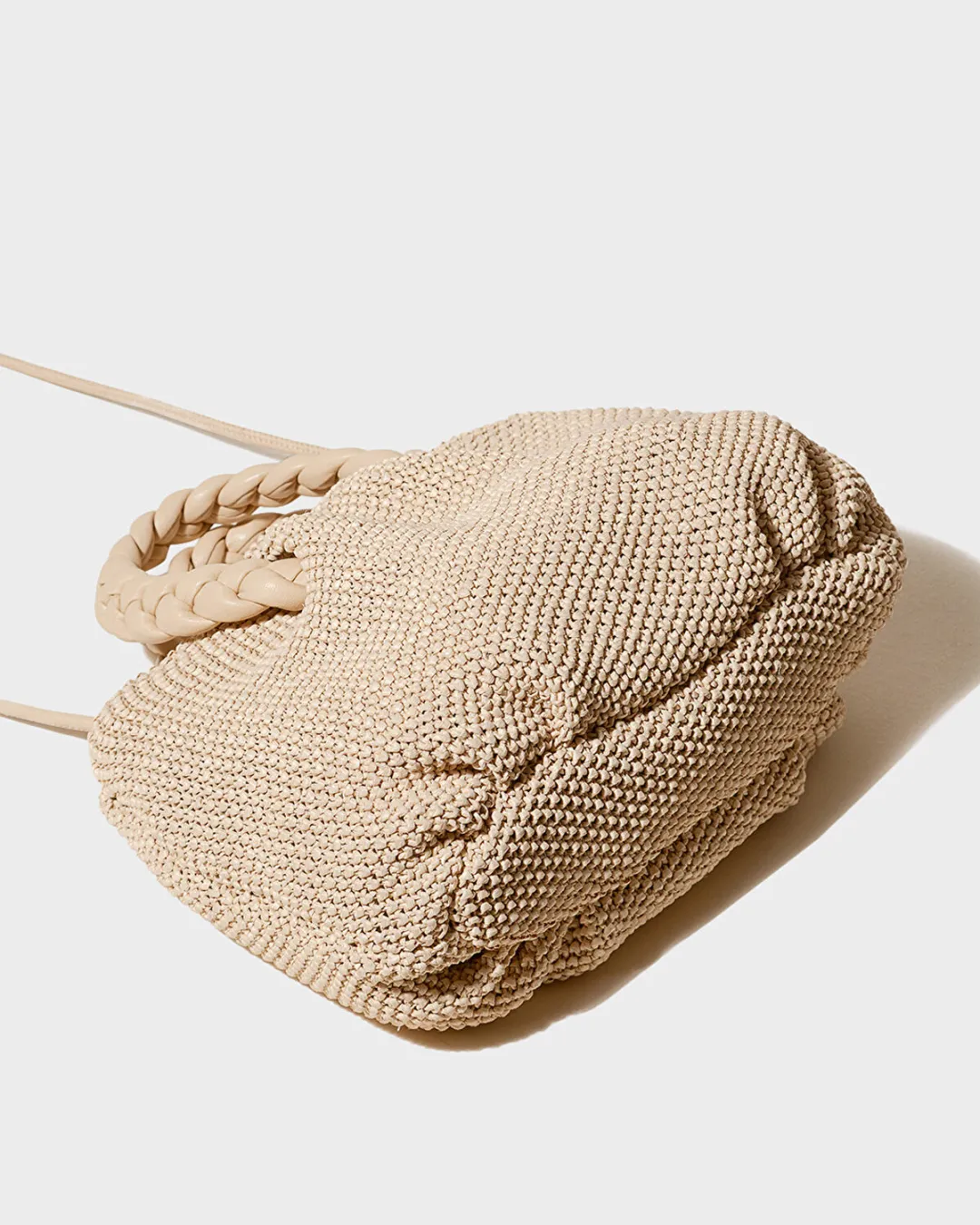 Bombon M Soft Raffia Naturel Kadın El Çantası - 4