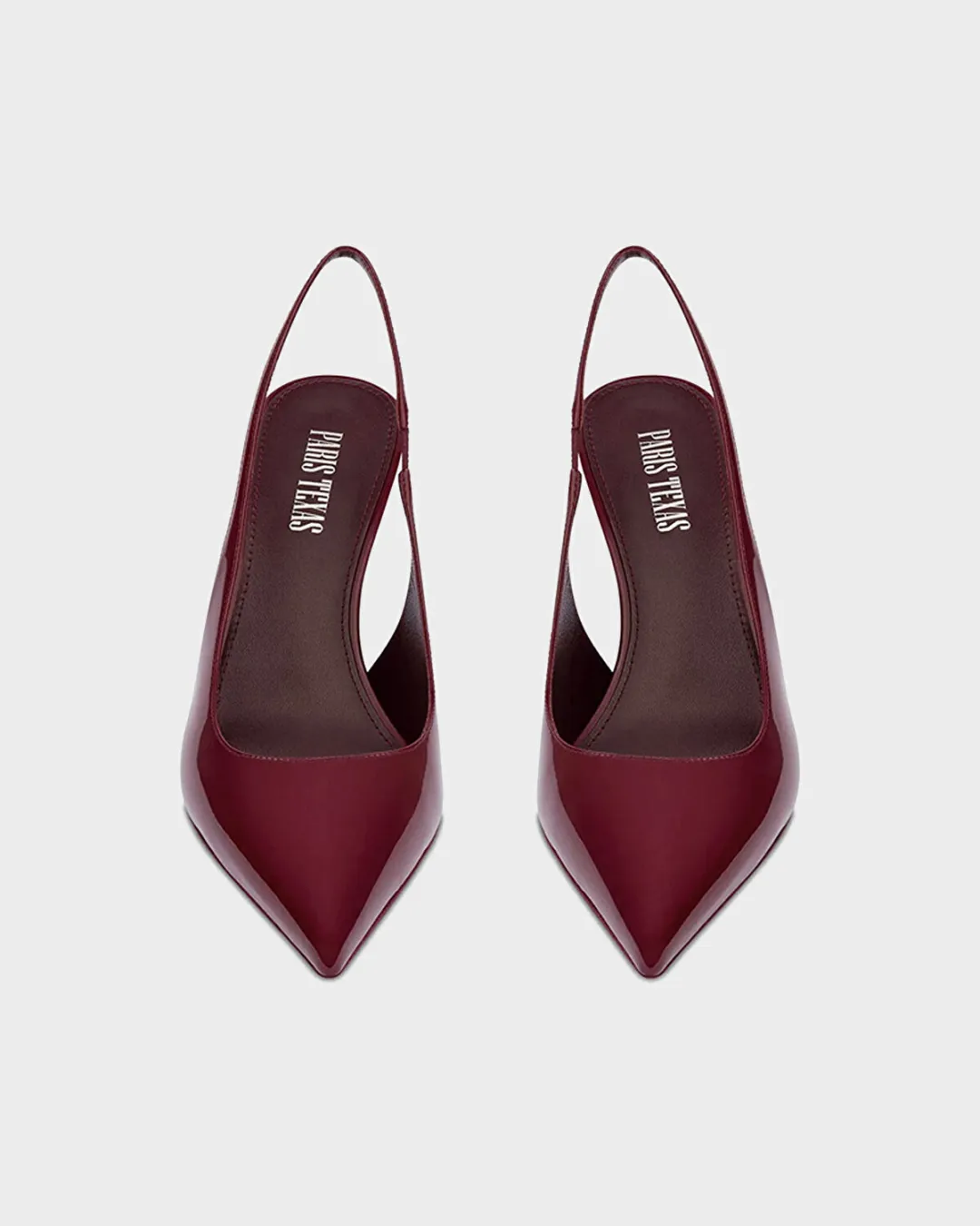 Lidia Slingback Bordo Kadın Pump - 3