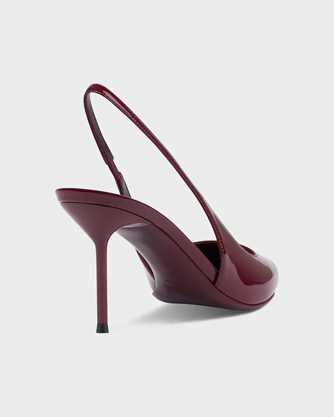 Lidia Slingback Bordo Kadın Pump - 5