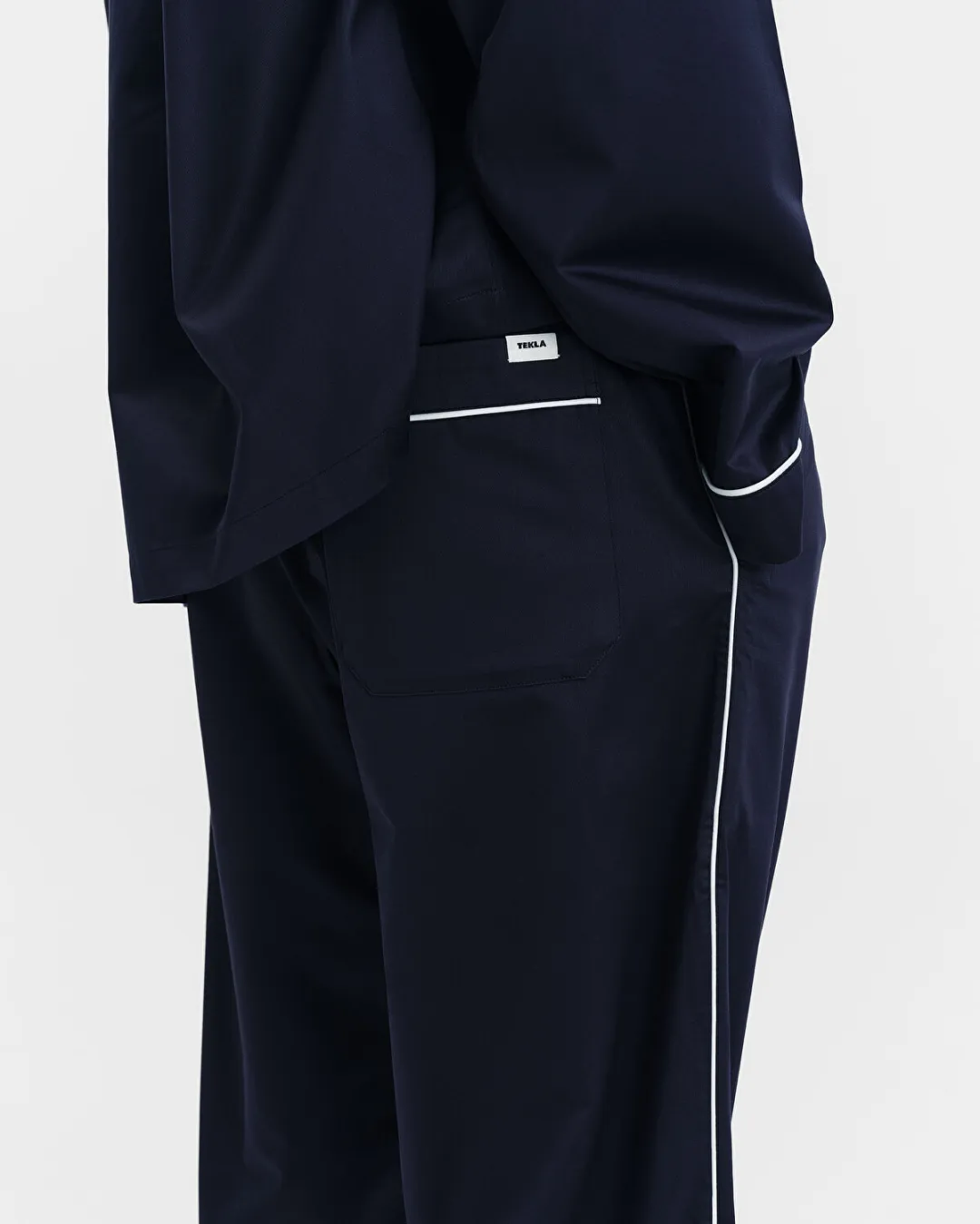 Lacivert Saten Erkek Pijama Altı - 5