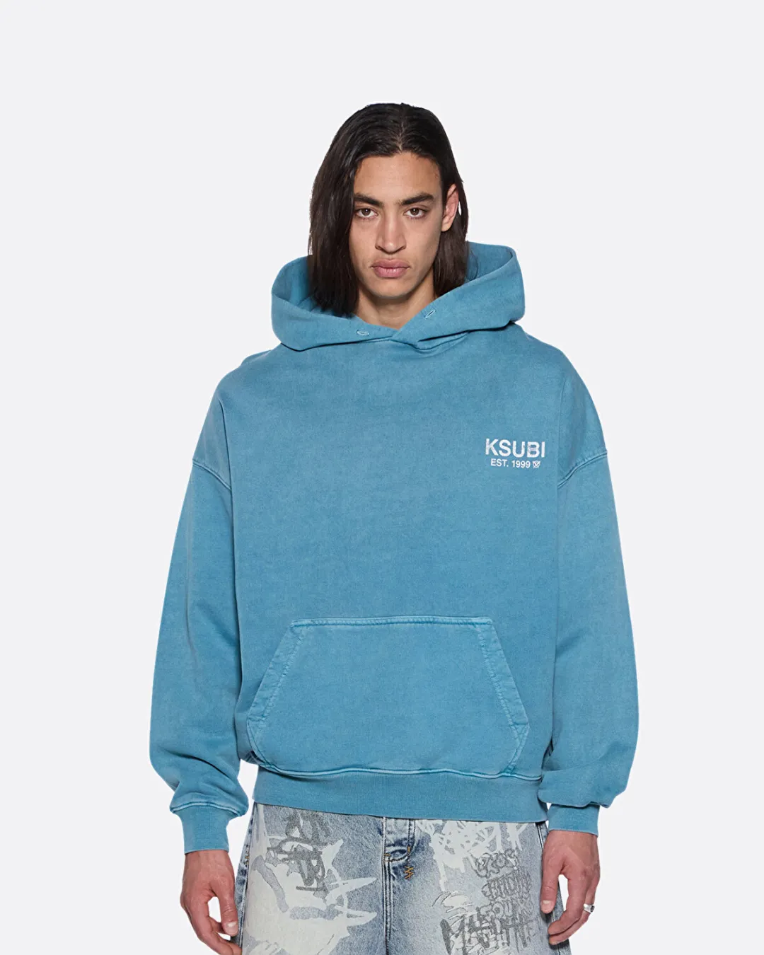 State Ekcess Mavi Erkek Sweatshirt - 4