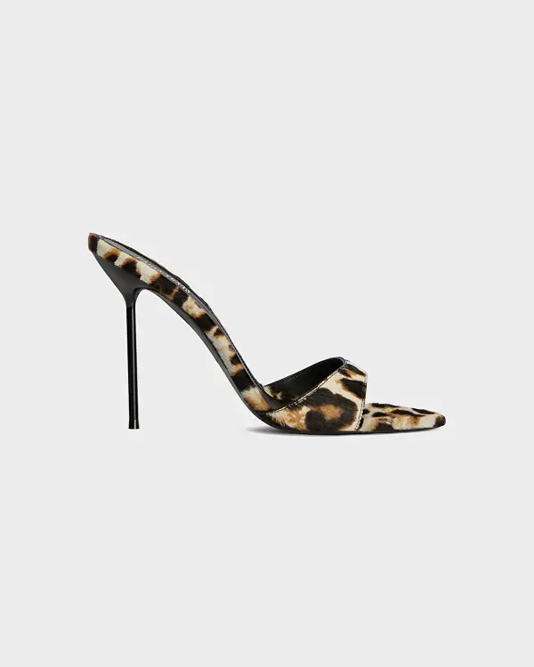 Lidia Mule Leopar Kadın Terlik