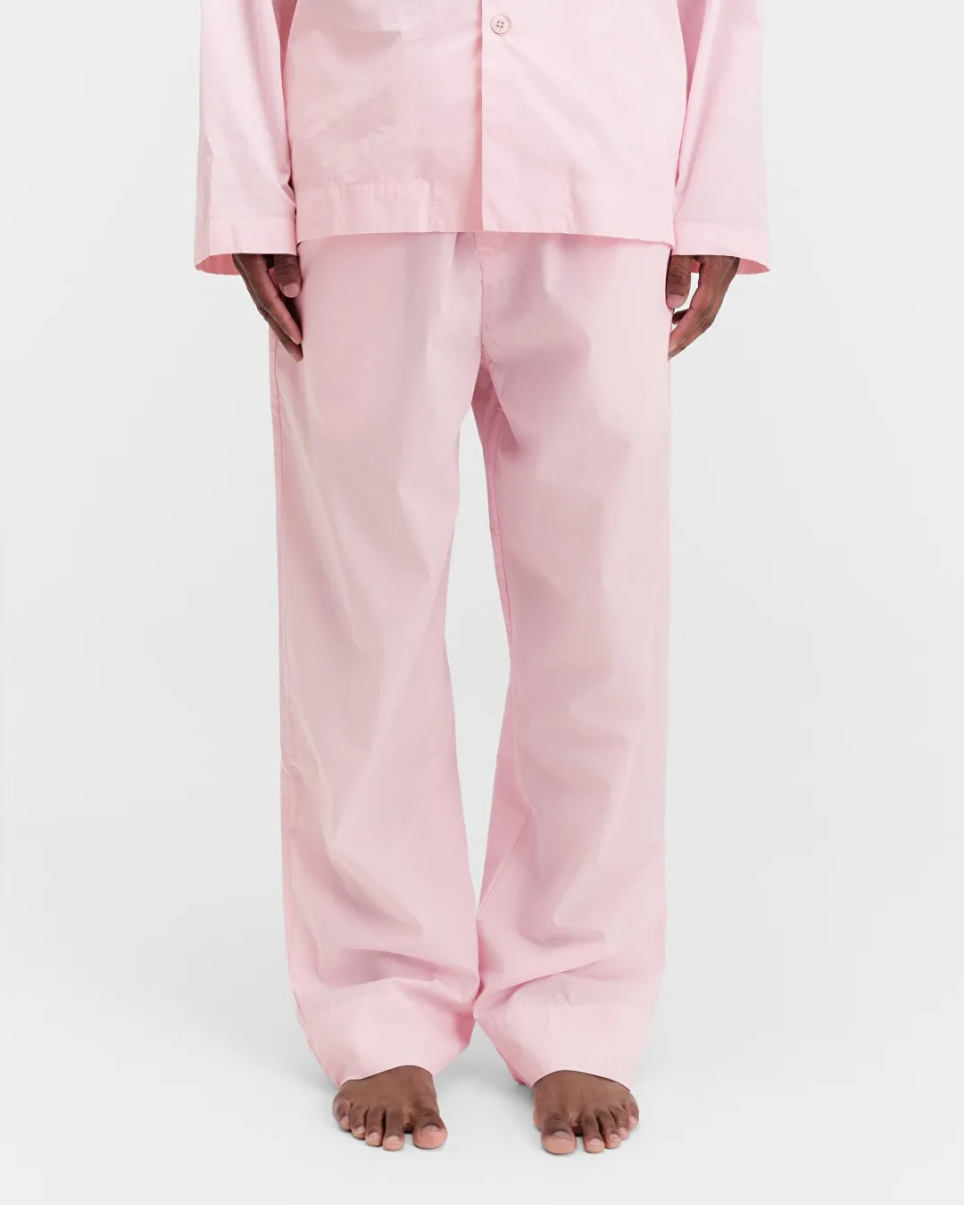 Pembe Poplin Erkek Pijama Altı - 4