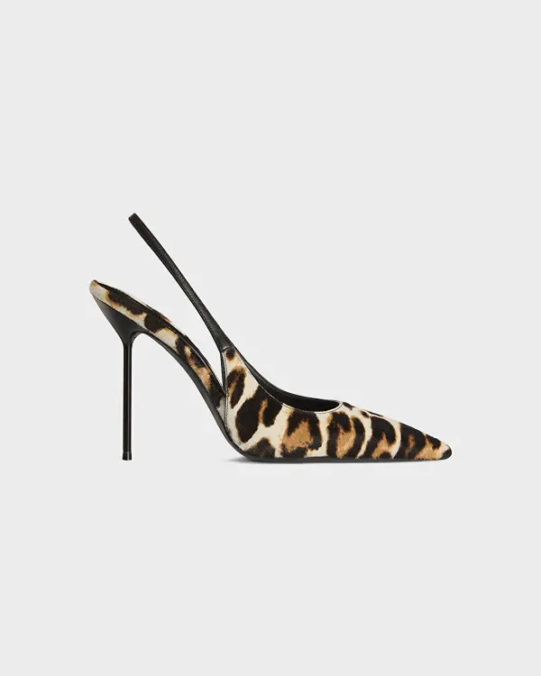 Lidia Slingback Leopar Kadın Pump