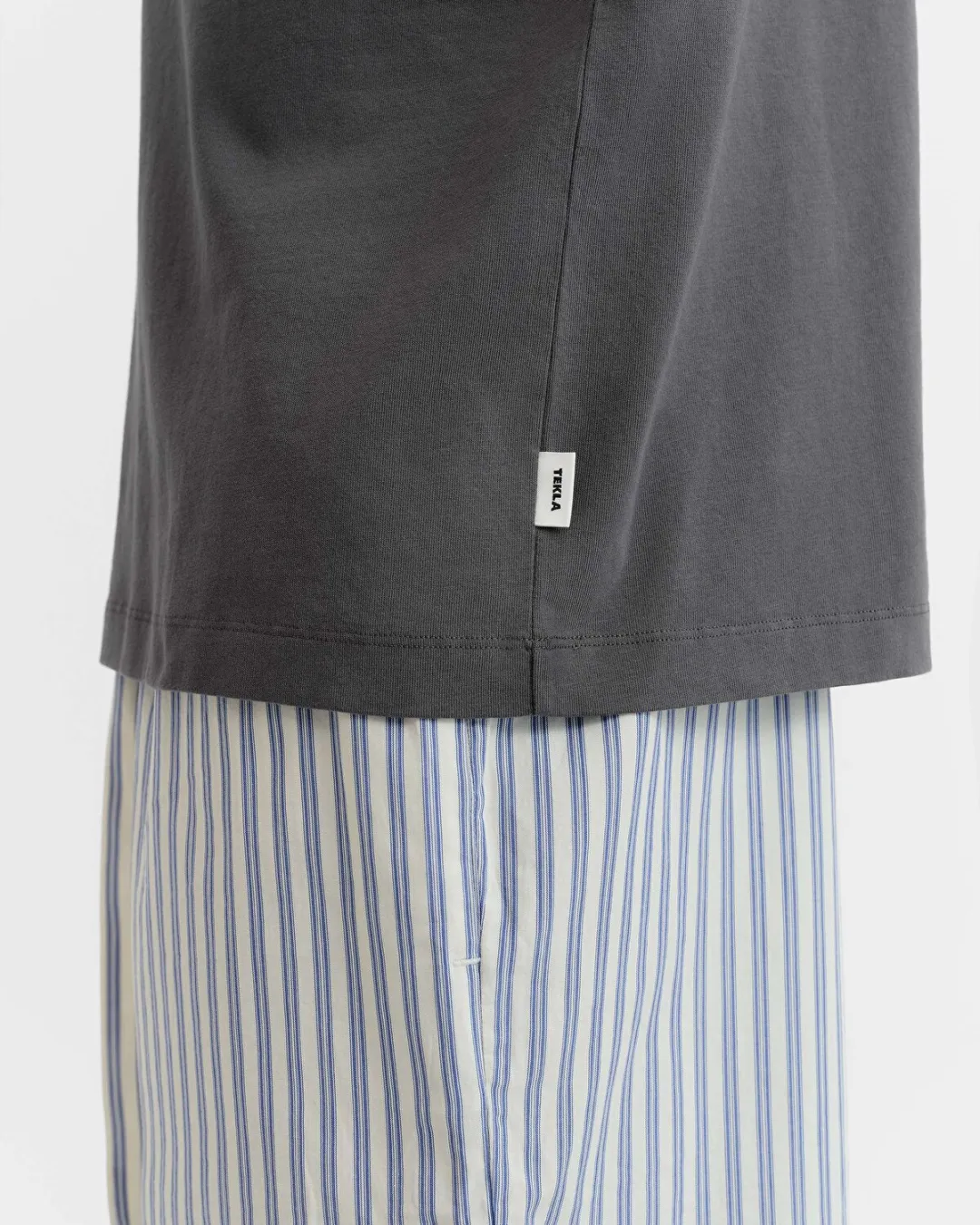 Siyah Kısa Kollu Erkek Pijama Üstü - 0