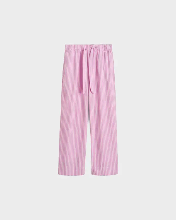 Pembe Poplin Kadın Pijama Altı