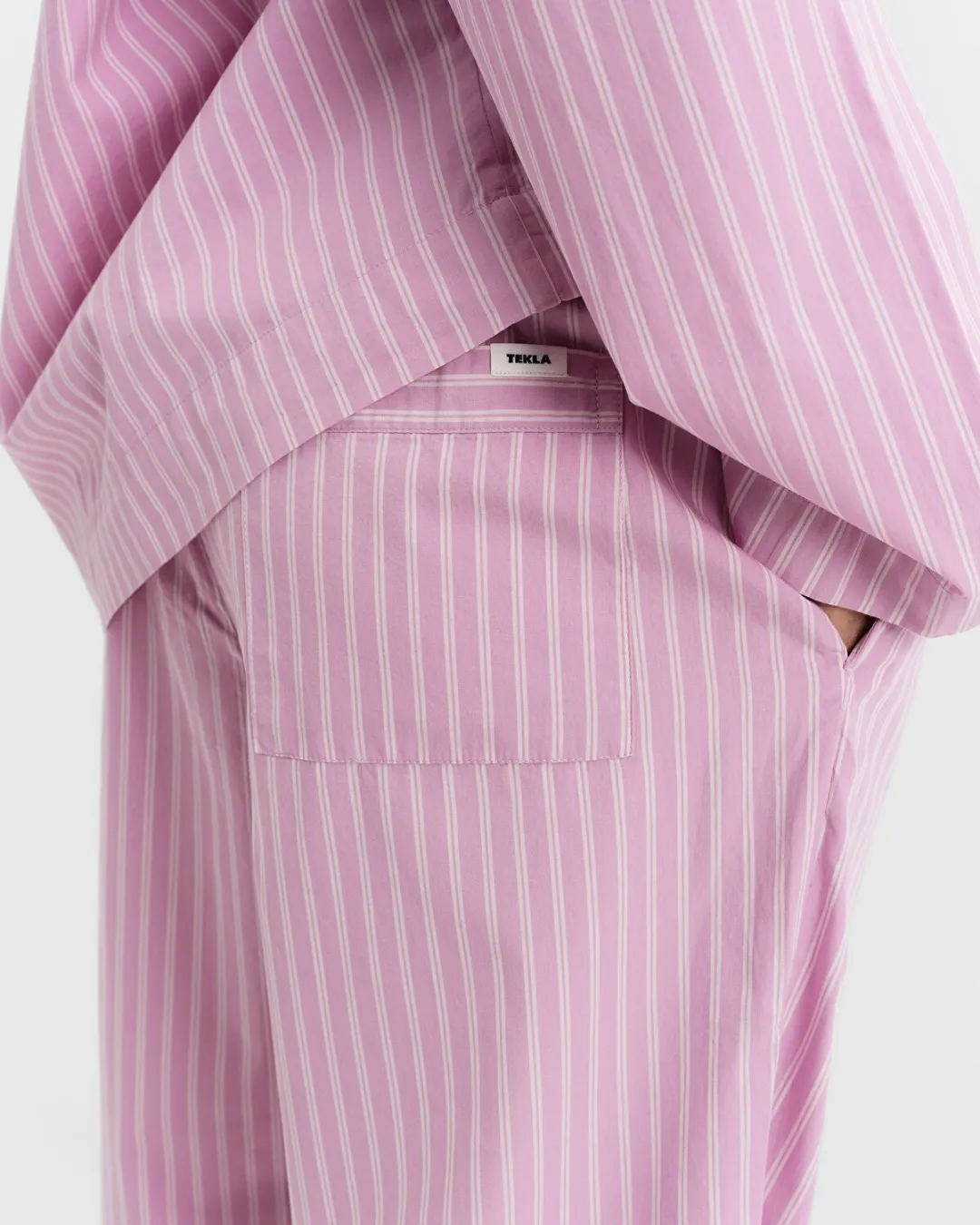 Pembe Poplin Kadın Pijama Altı - 4