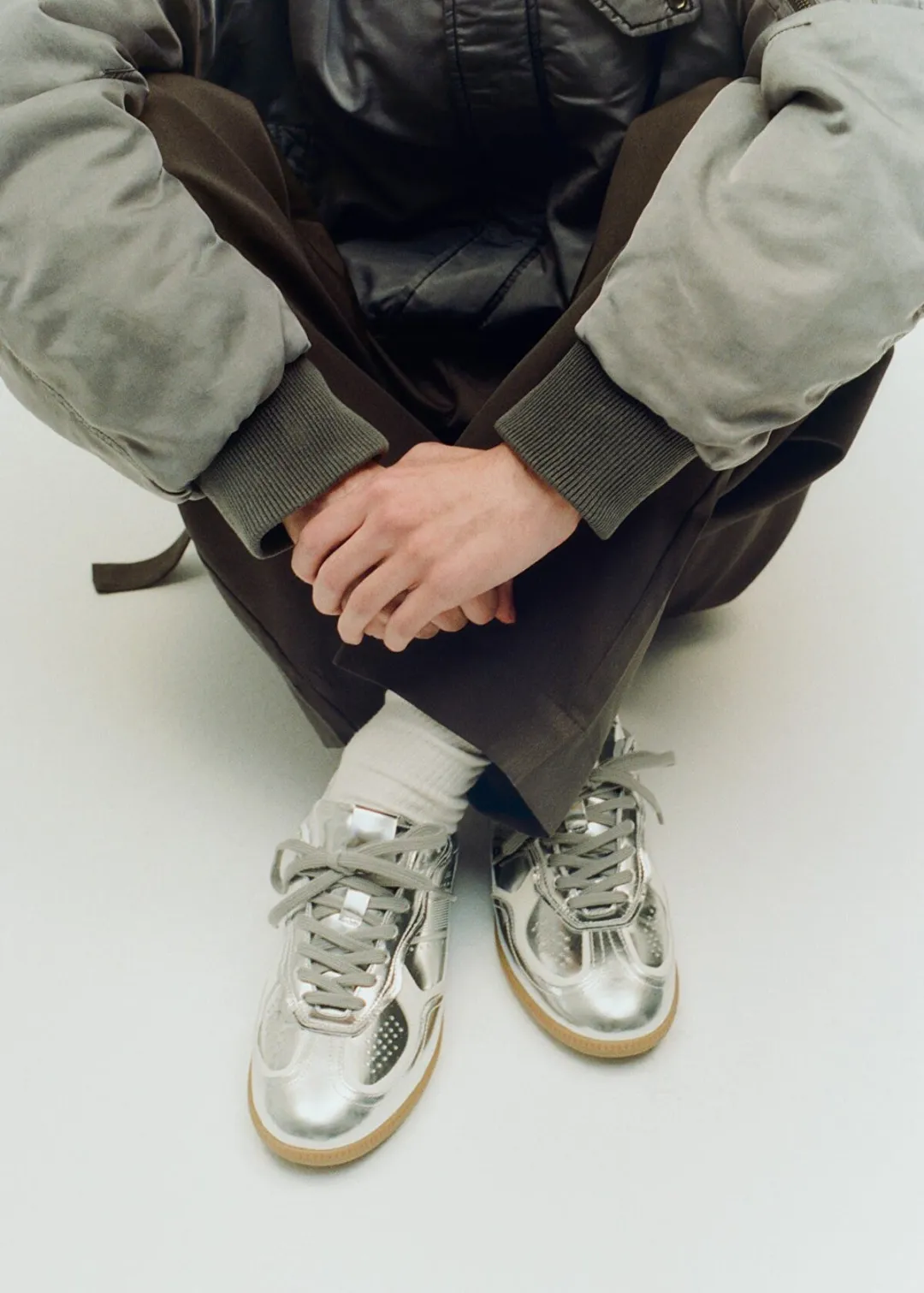 Tb.490 Gümüş Kadın Sneakers - 0
