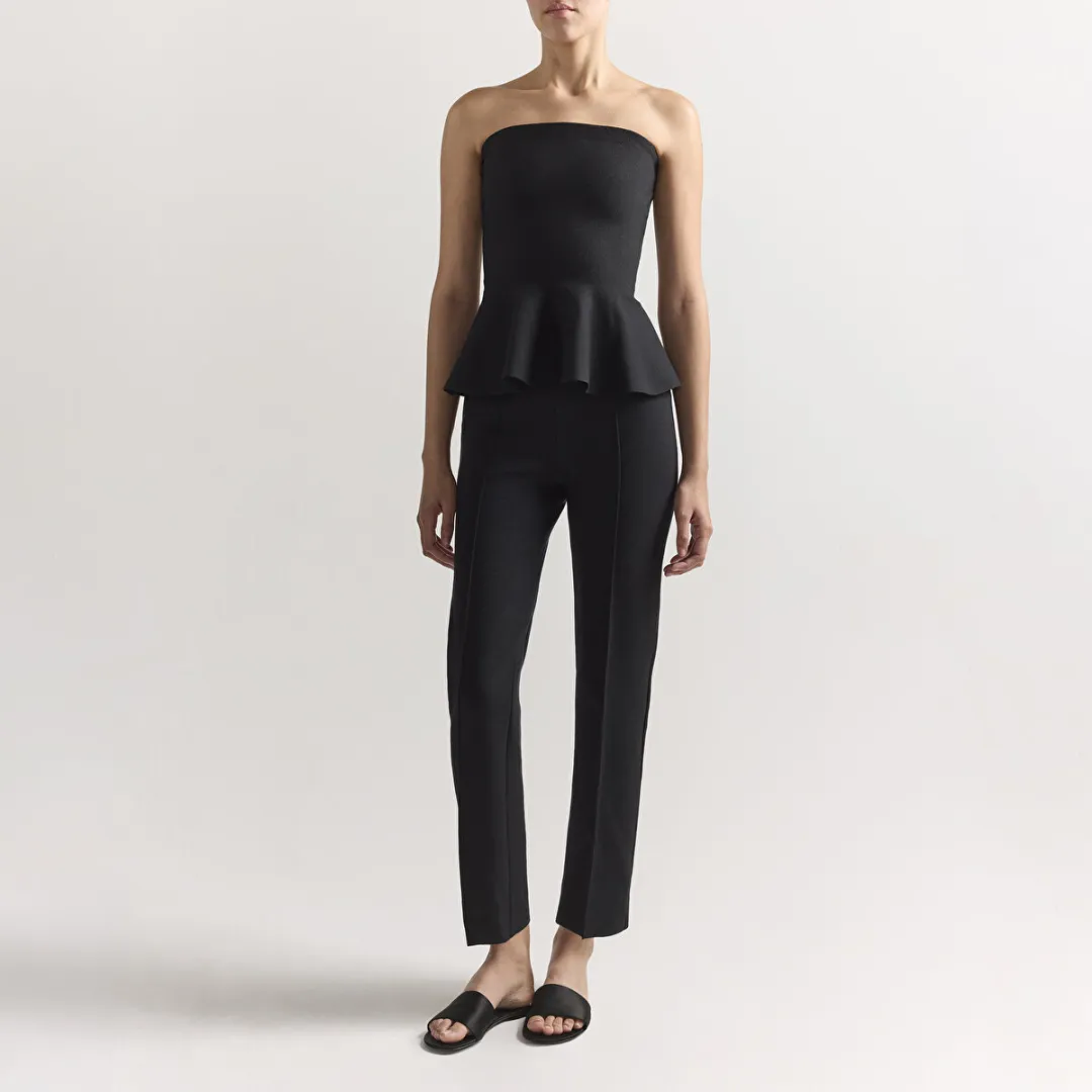 Merino Louis Siyah Kadın Pantolon - 3