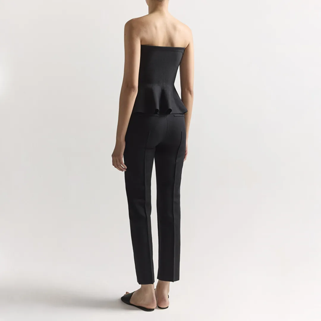 Merino Louis Siyah Kadın Pantolon - 4