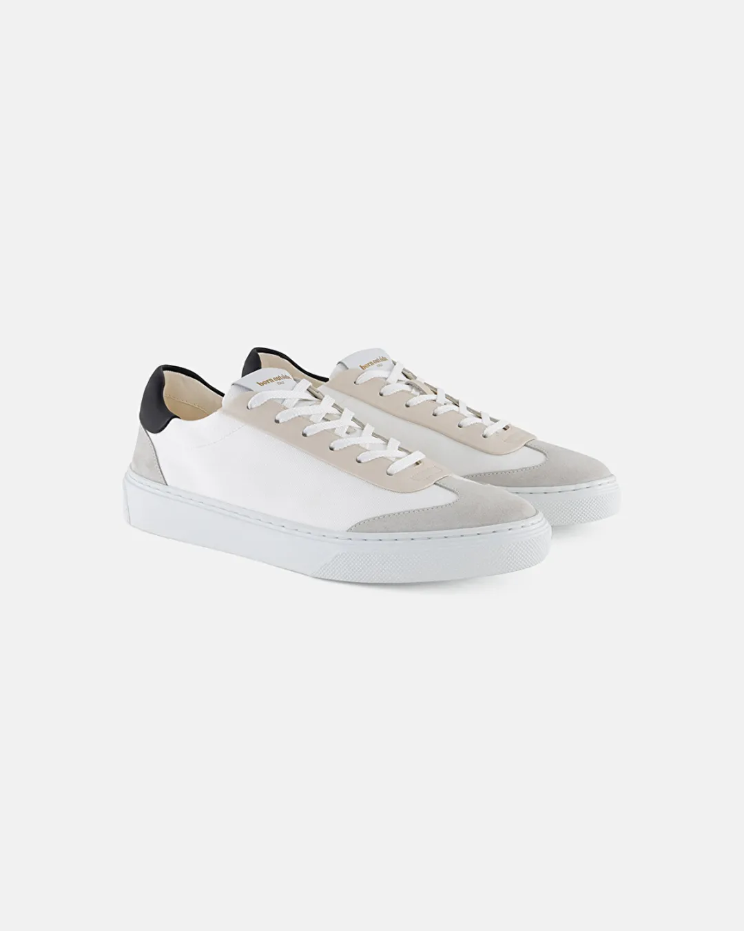 004 Bej-Beyaz Erkek Sneakers - 3