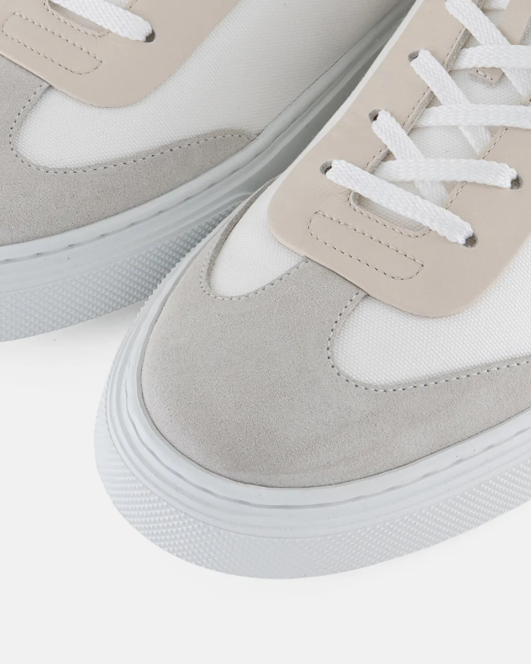 004 Bej-Beyaz Erkek Sneakers - 0