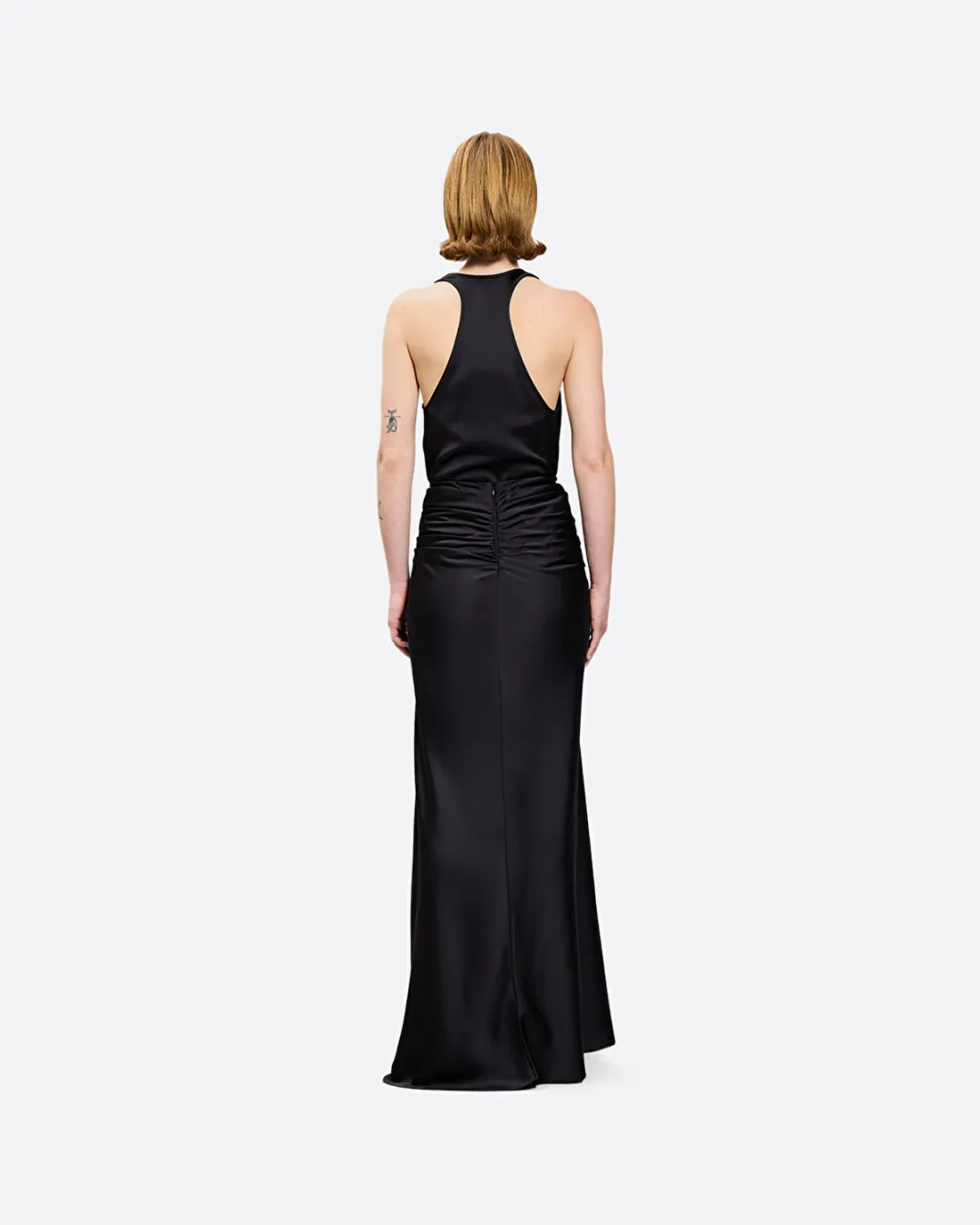 Iris Maxi Siyah Kadın Uzun Etek - 4
