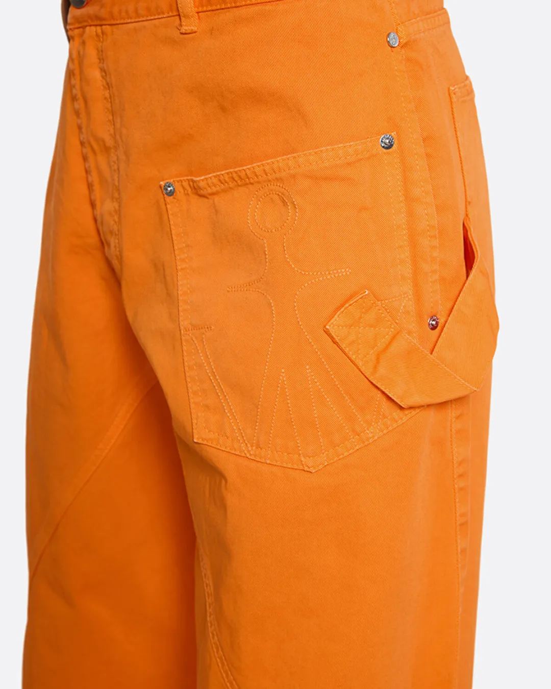 Twisted Workwear Turuncu Erkek Jean Pantolon - 8