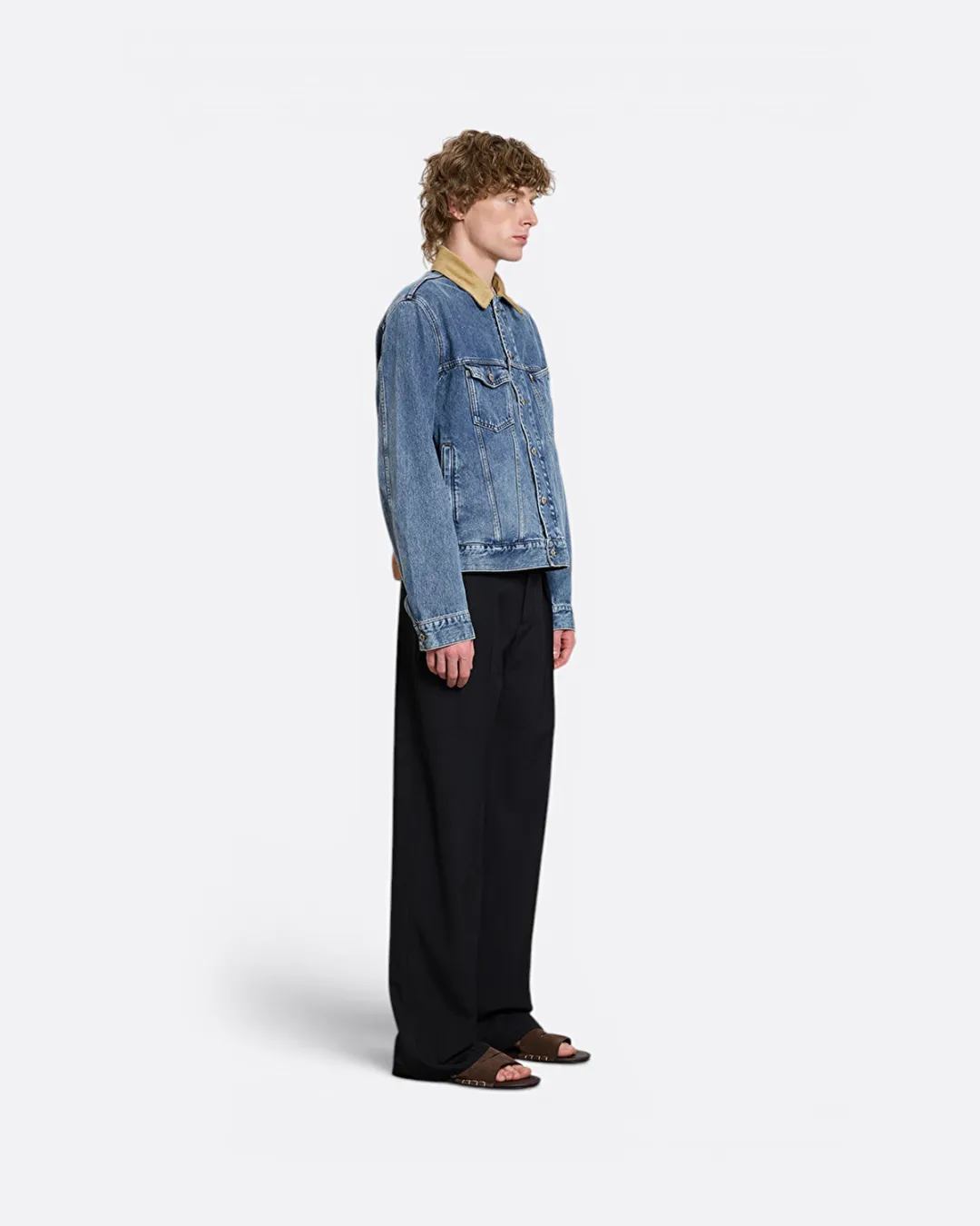 Straight Fit Siyah Erkek Pantolon - 3