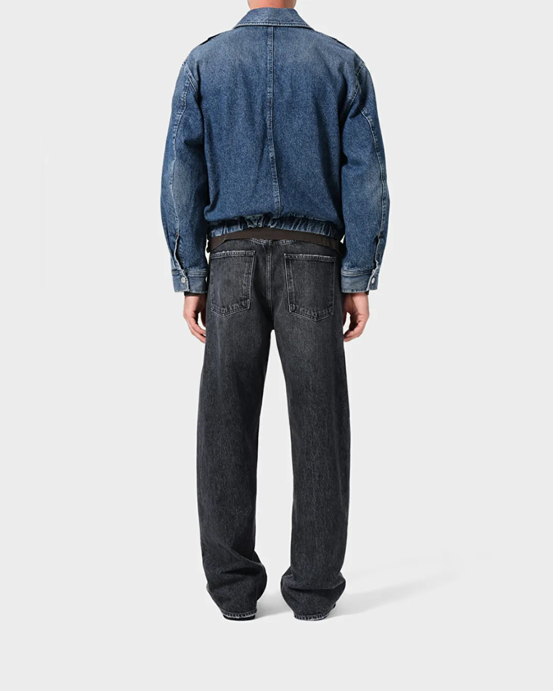 Afton Siyah Erkek Jean Pantolon - 5