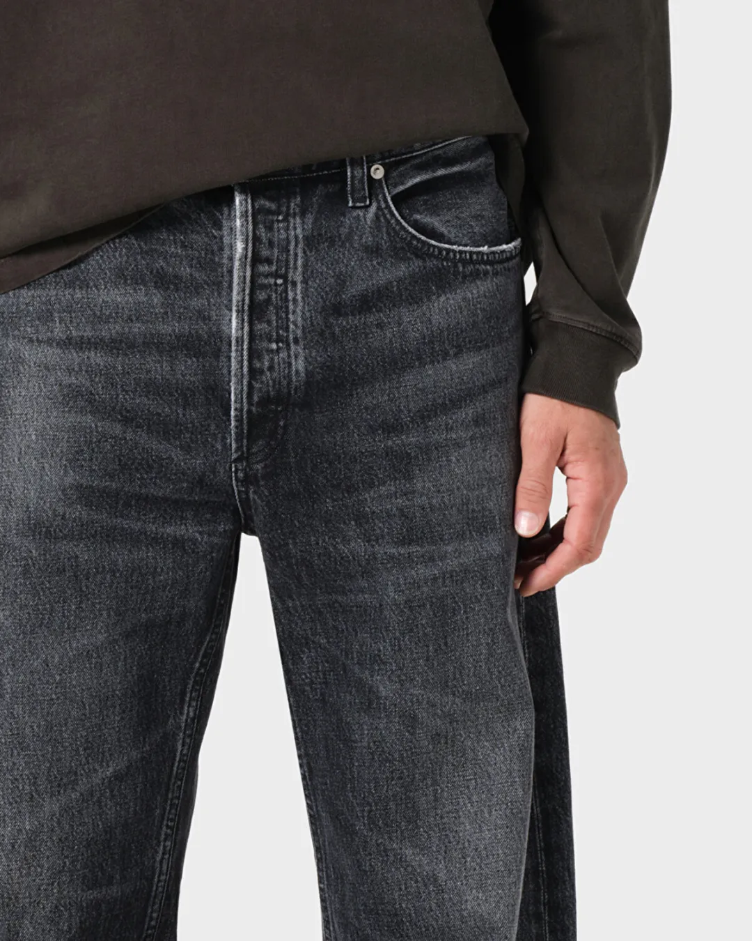 Afton Siyah Erkek Jean Pantolon - 0