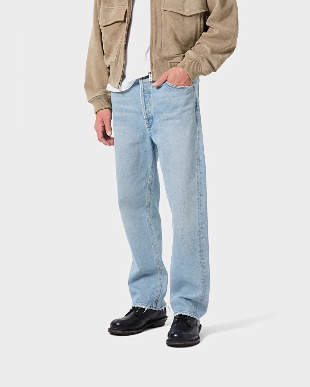 90'S 32" Mavi Erkek Jean Pantolon - 3