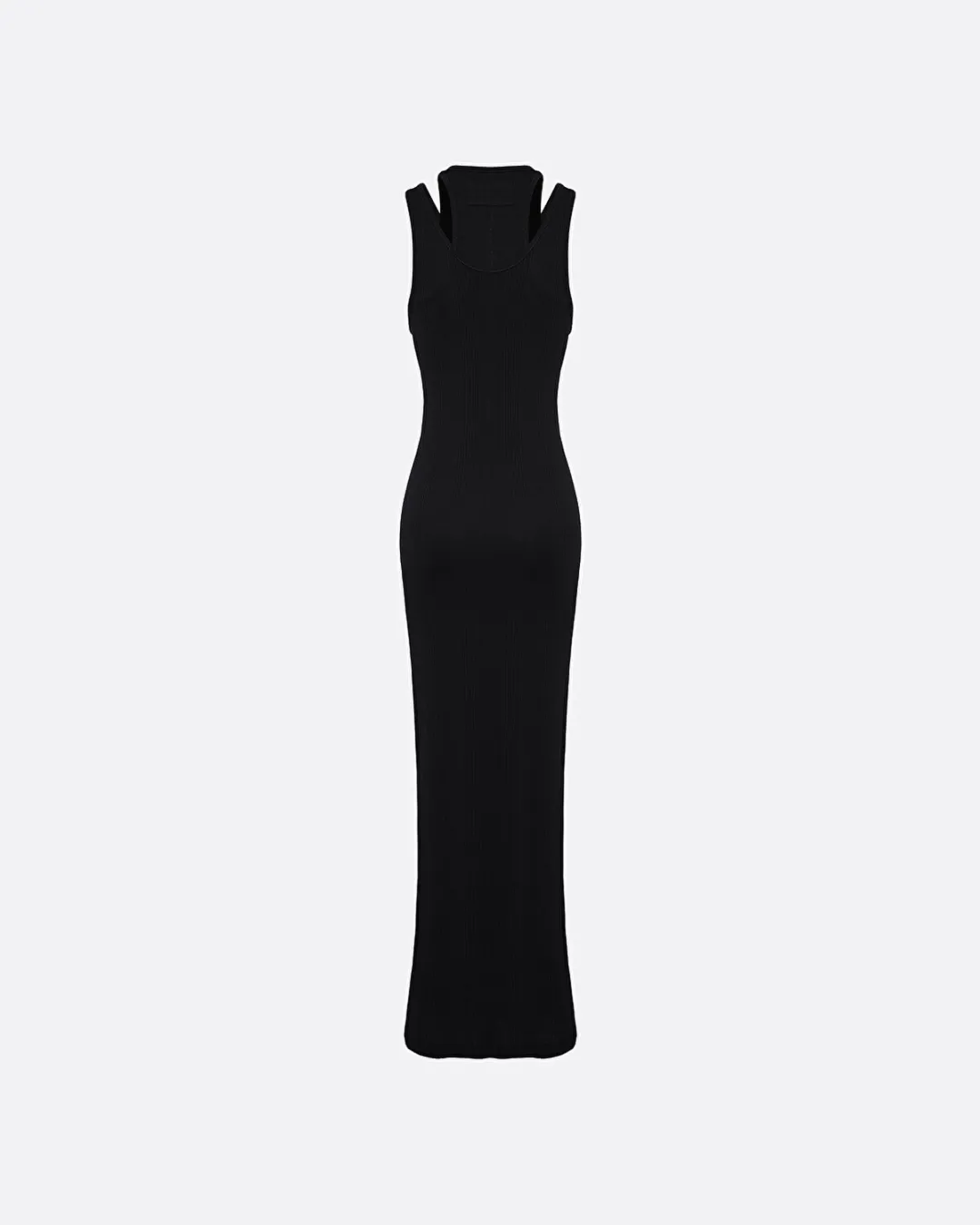 Filippa Siyah Jersey Kadın Elbise - 4