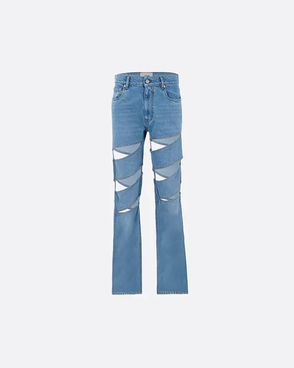 Spiral Denim Mavi Kadın Jean Pantolon