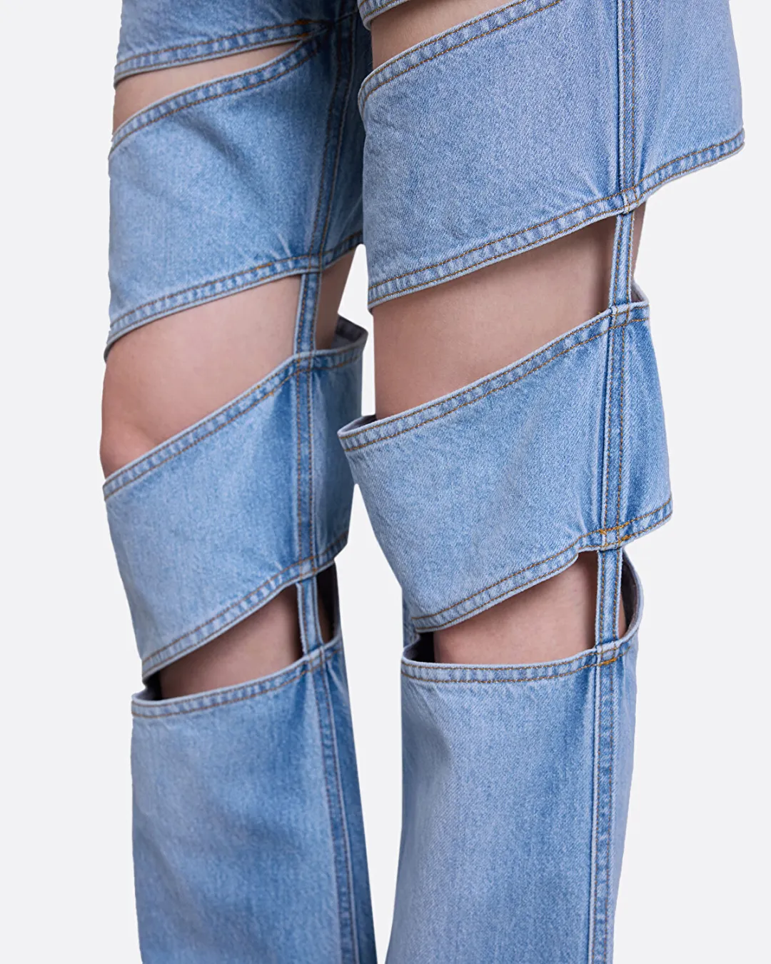 Spiral Denim Mavi Kadın Jean Pantolon - 0
